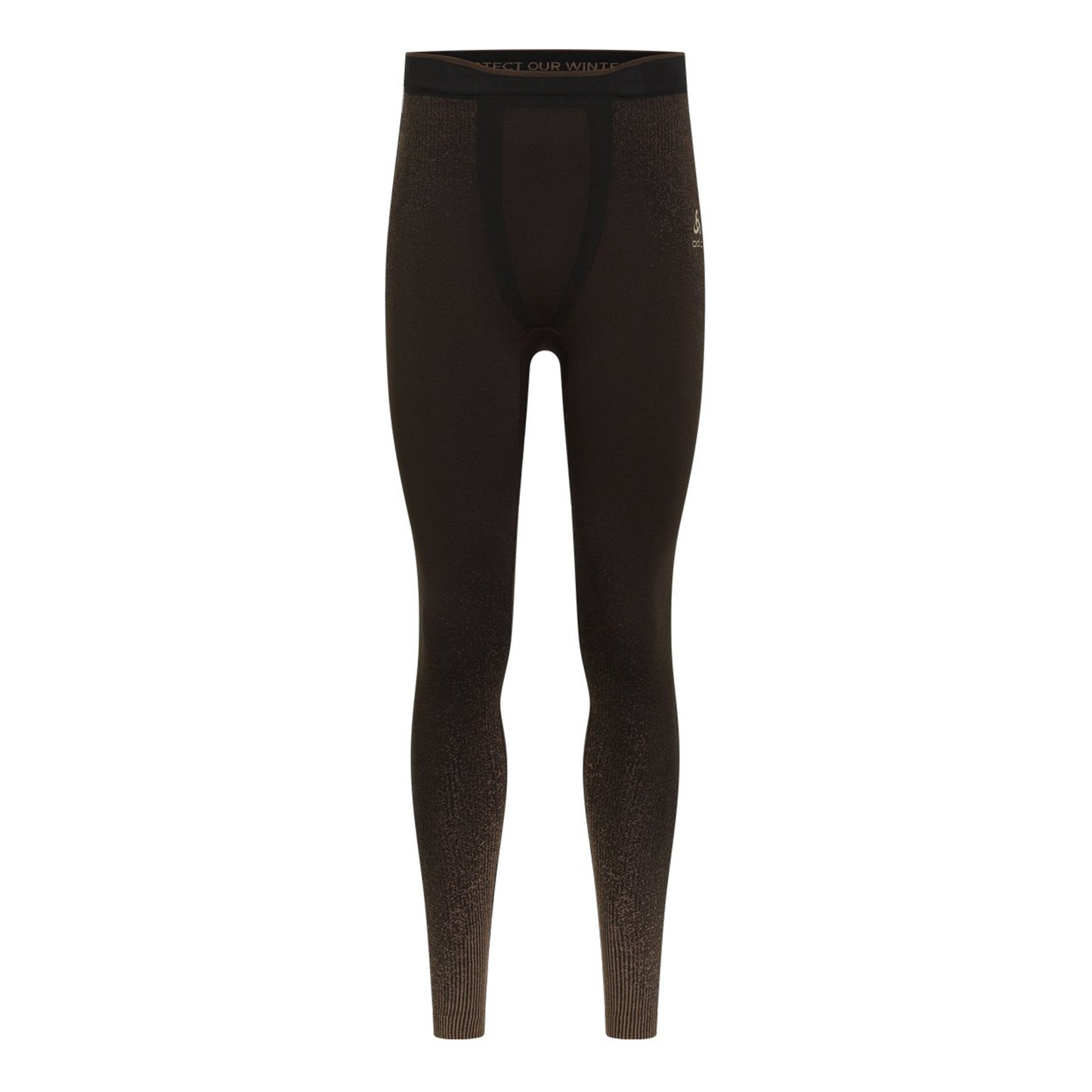 Odlo Performance Warm Blackcomb Collant Tight Hommes-Marron