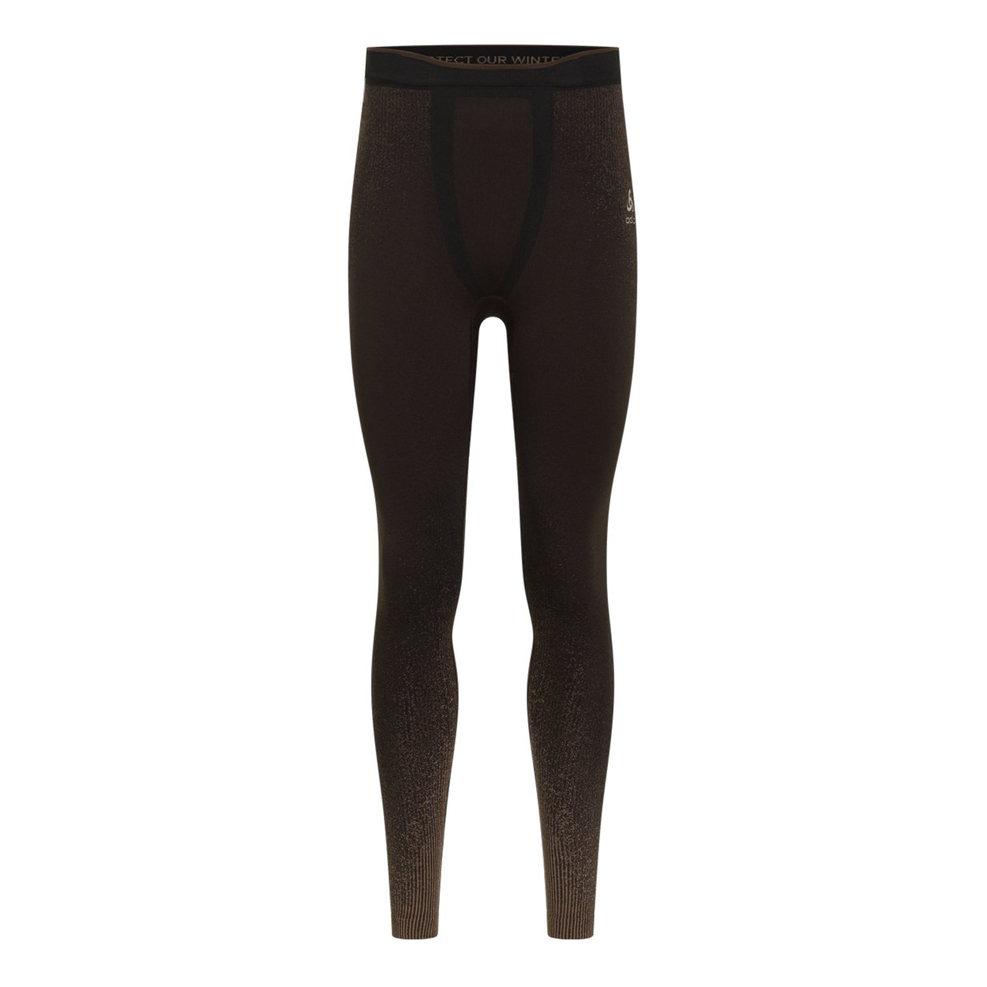Odlo Performance Warm Blackcomb Collant Tight Hommes-Marron