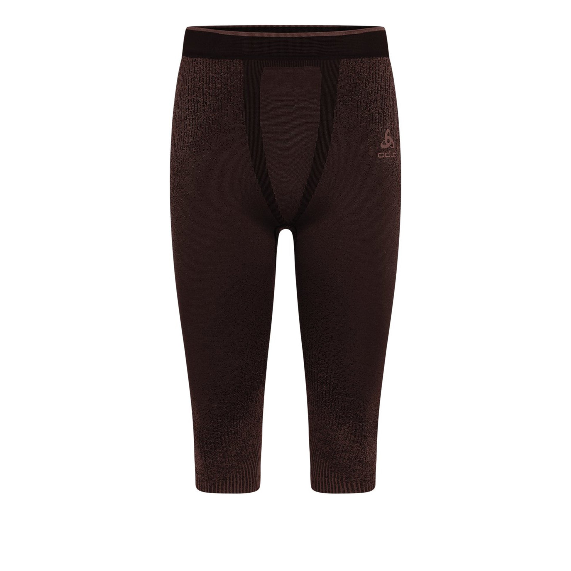 Odlo Performance Warm Blackcomb 3/4 Collant De Course Hommes-Marron