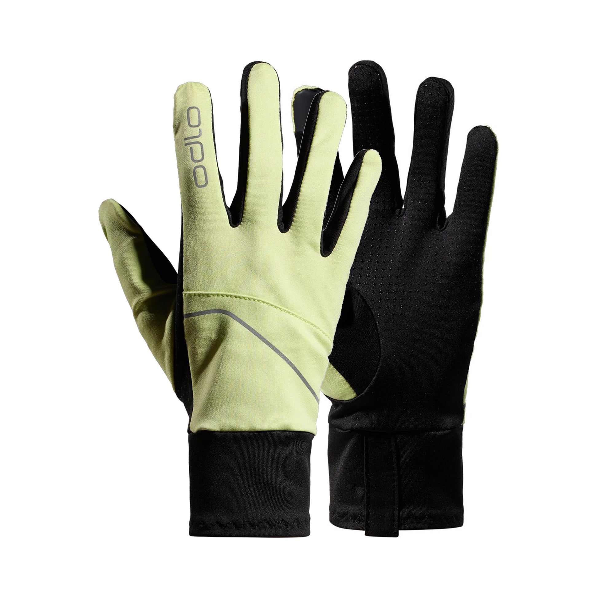 Odlo Intensity Safety Light Gants De Running-Jaune Lemon