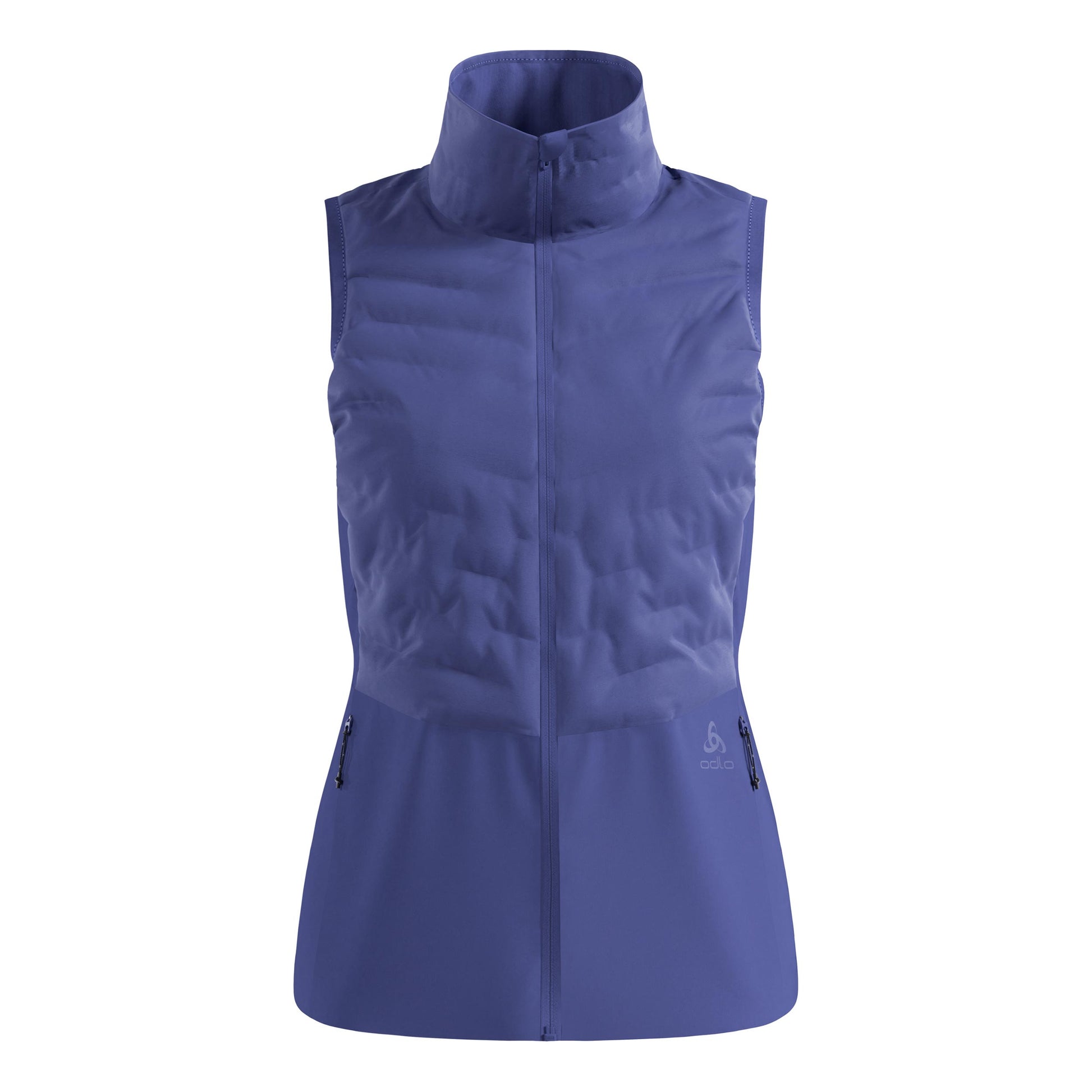 Odlo Zeroweight Insulator Gilets De Course Femmes-Bleu