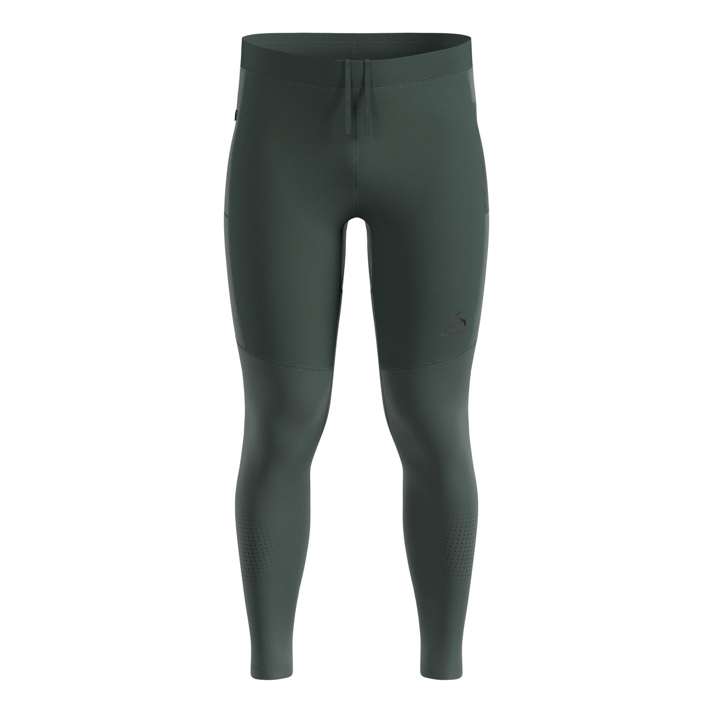 Odlo Zeroweight Warm Reflective Collant De Course Hommes-Vert Olive