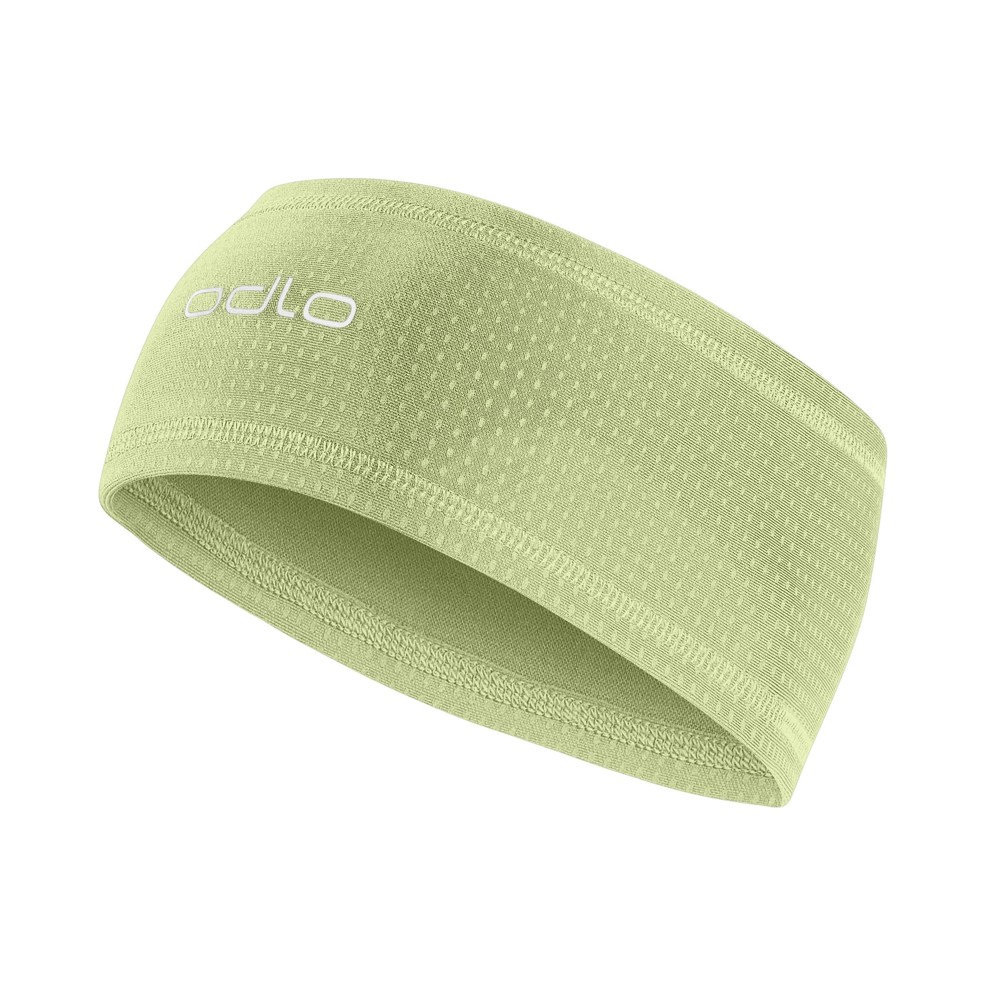 Odlo Polyknit Warm Reflective Hoofdband Unisex-limoen