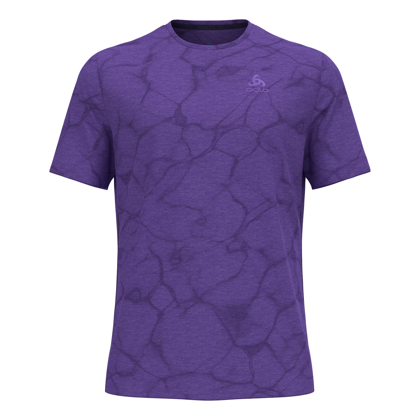 Odlo Zeroweight Engineered Chill-Tec Maillot De Course Hommes-Violet