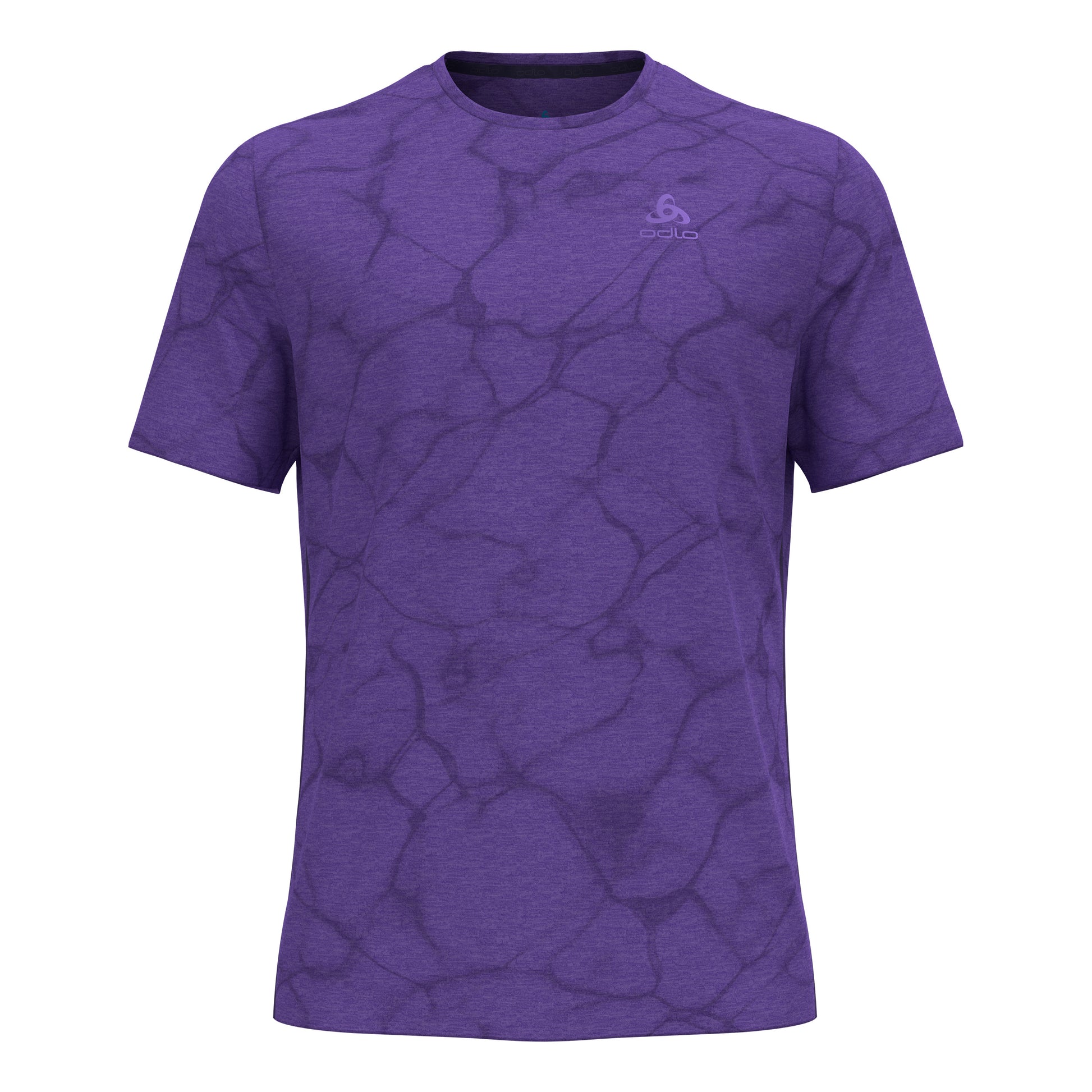 Odlo Zeroweight Engineered Chill-Tec Maillot De Course Hommes-Violet