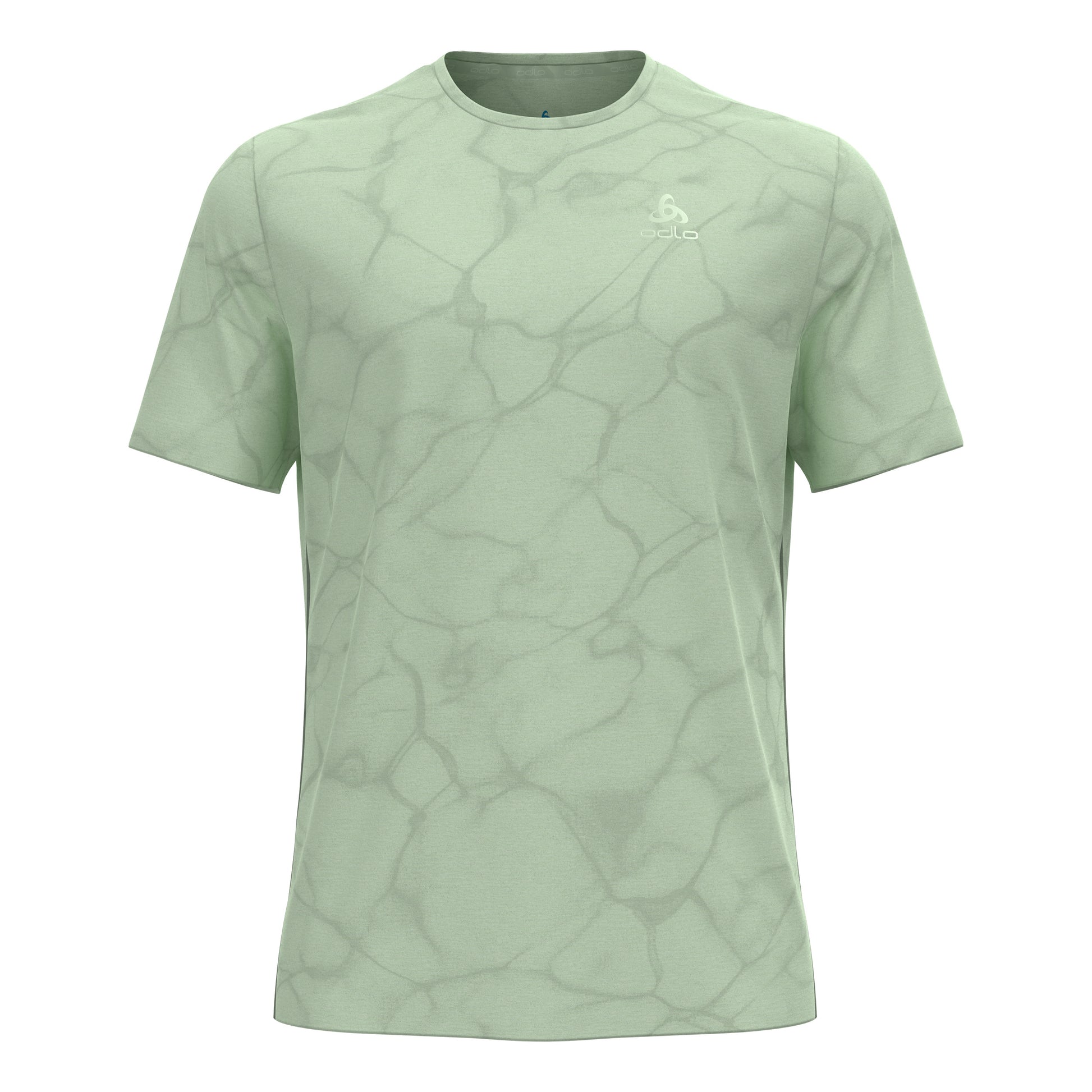 Odlo Zeroweight Engineered Chill-Tec Maillot De Course Hommes-Mint