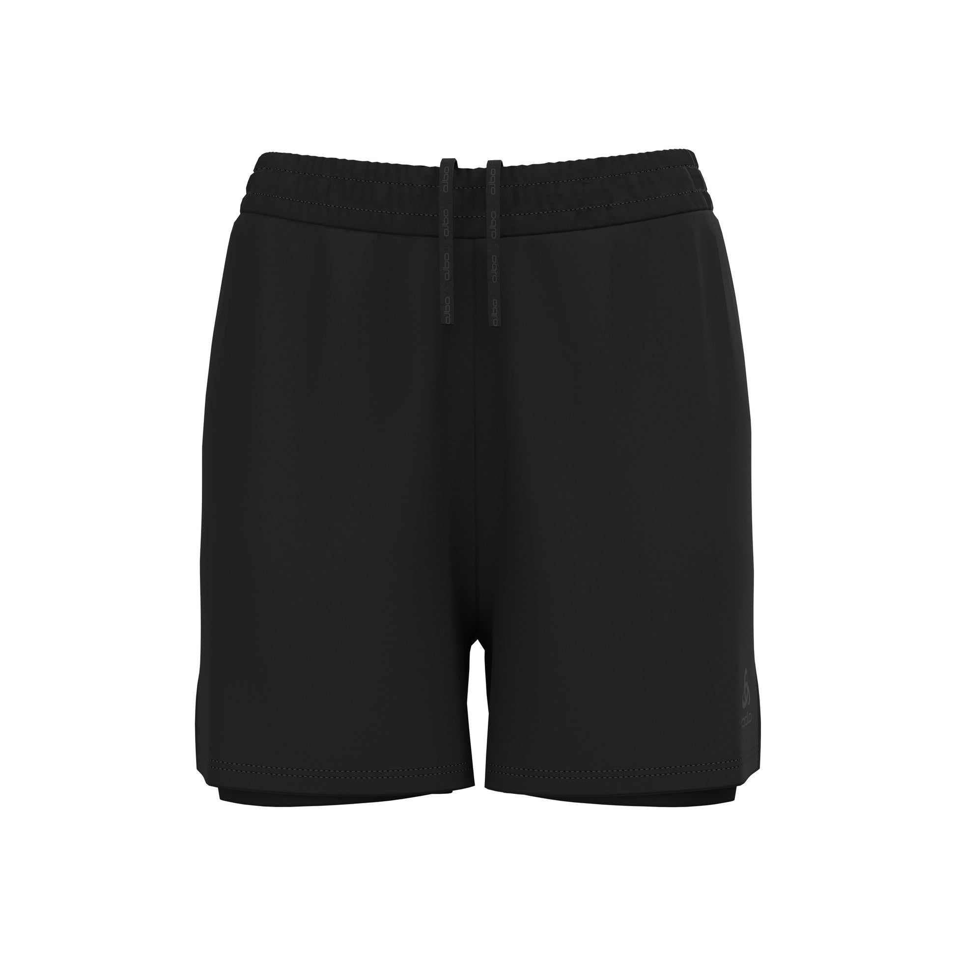 Odlo Essential 4in 2in1 Short De Running Femmes-Noir