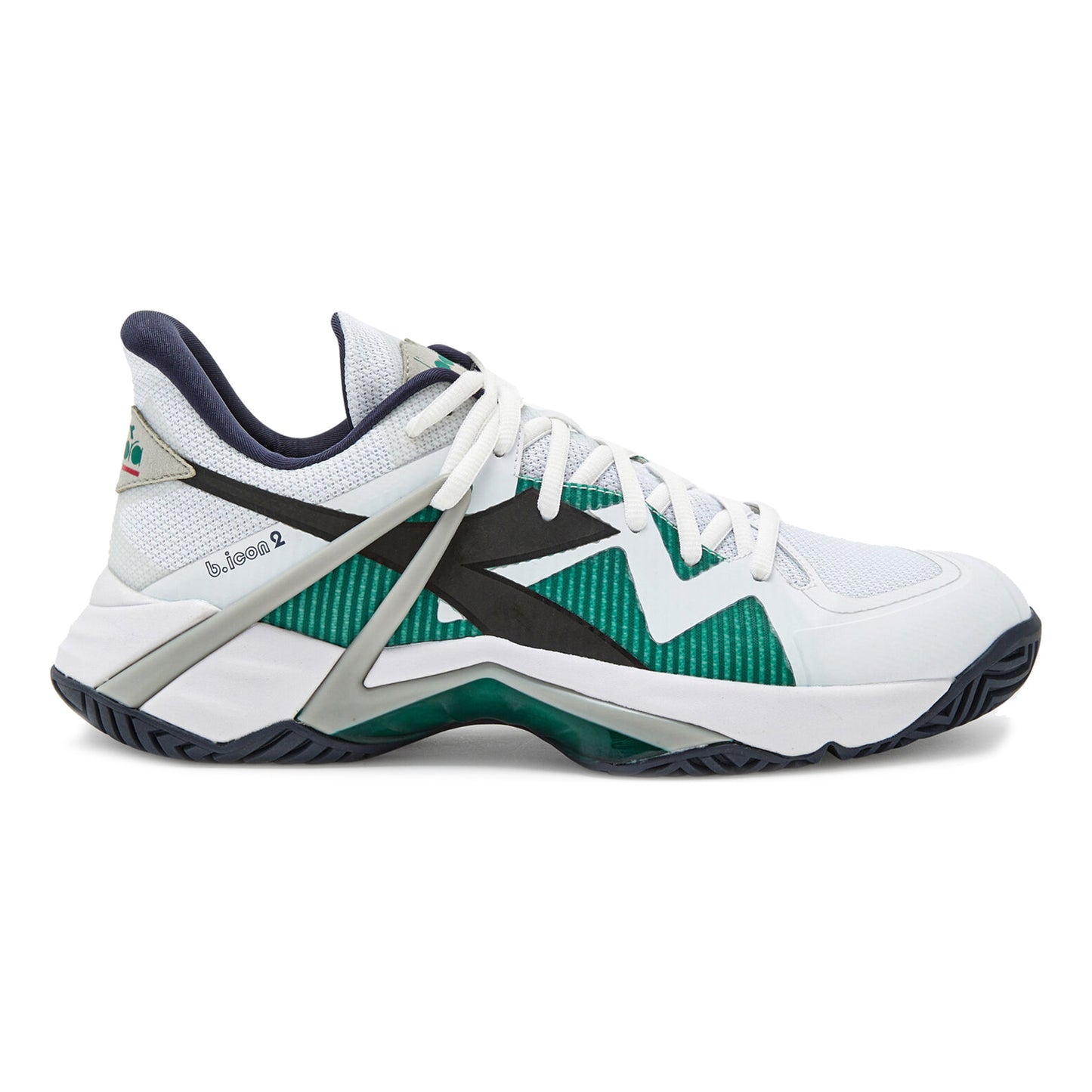 Diadora B.Icon 2 Chaussure terre battue Hommes-blanc,vert
