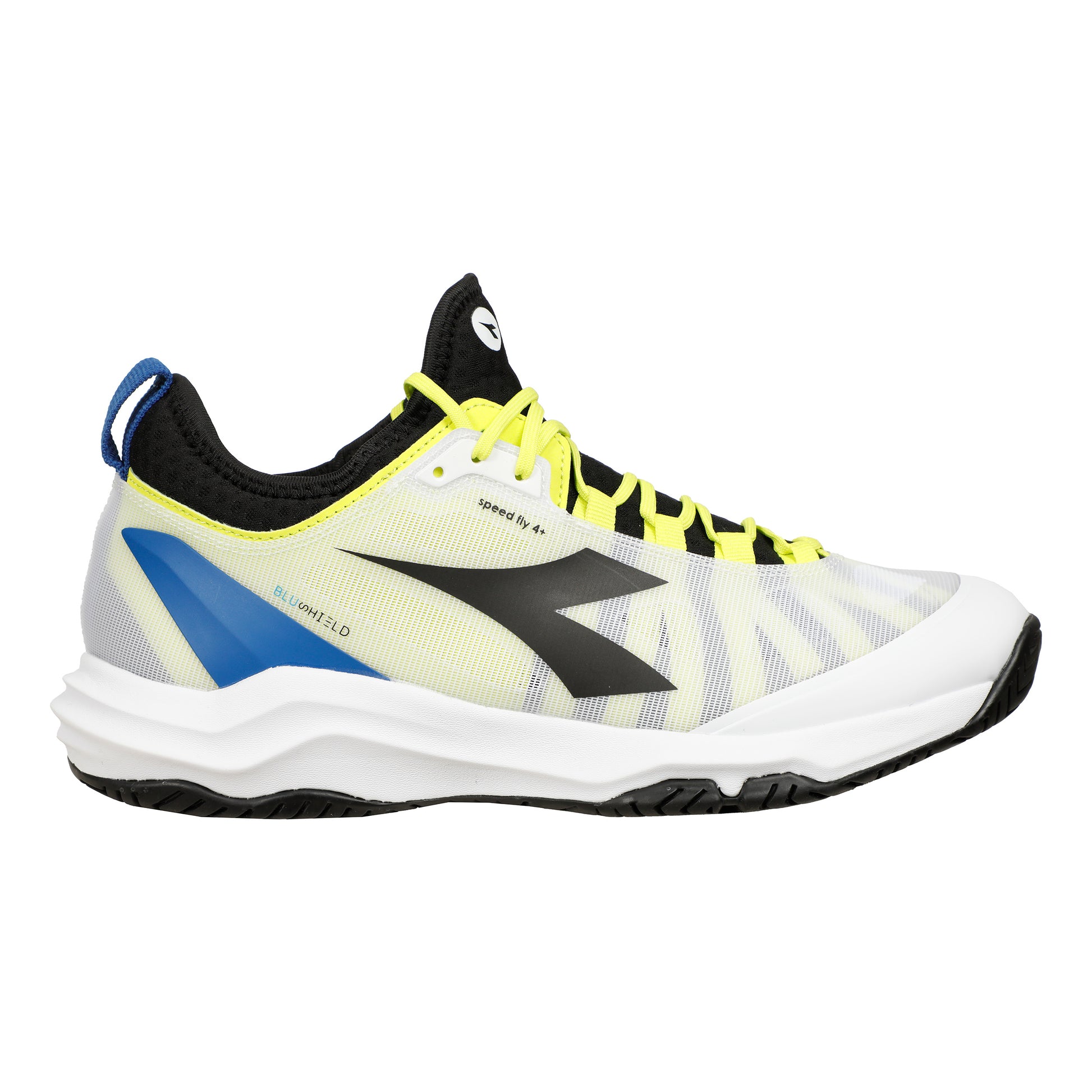 Diadora Speed Blushield Fly 4+ Chaussures Toutes Surfaces Hommes-Blanc,Noir