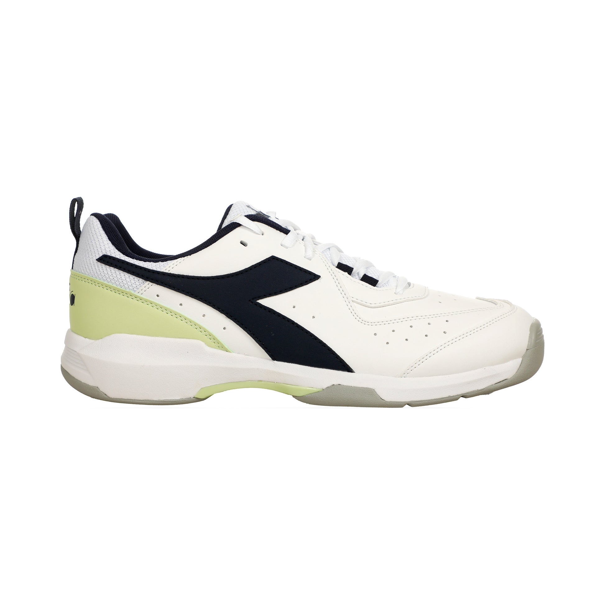 Diadora S. Challenge 5 SL Chaussure Moquette Enfants-Blanc,Bleu