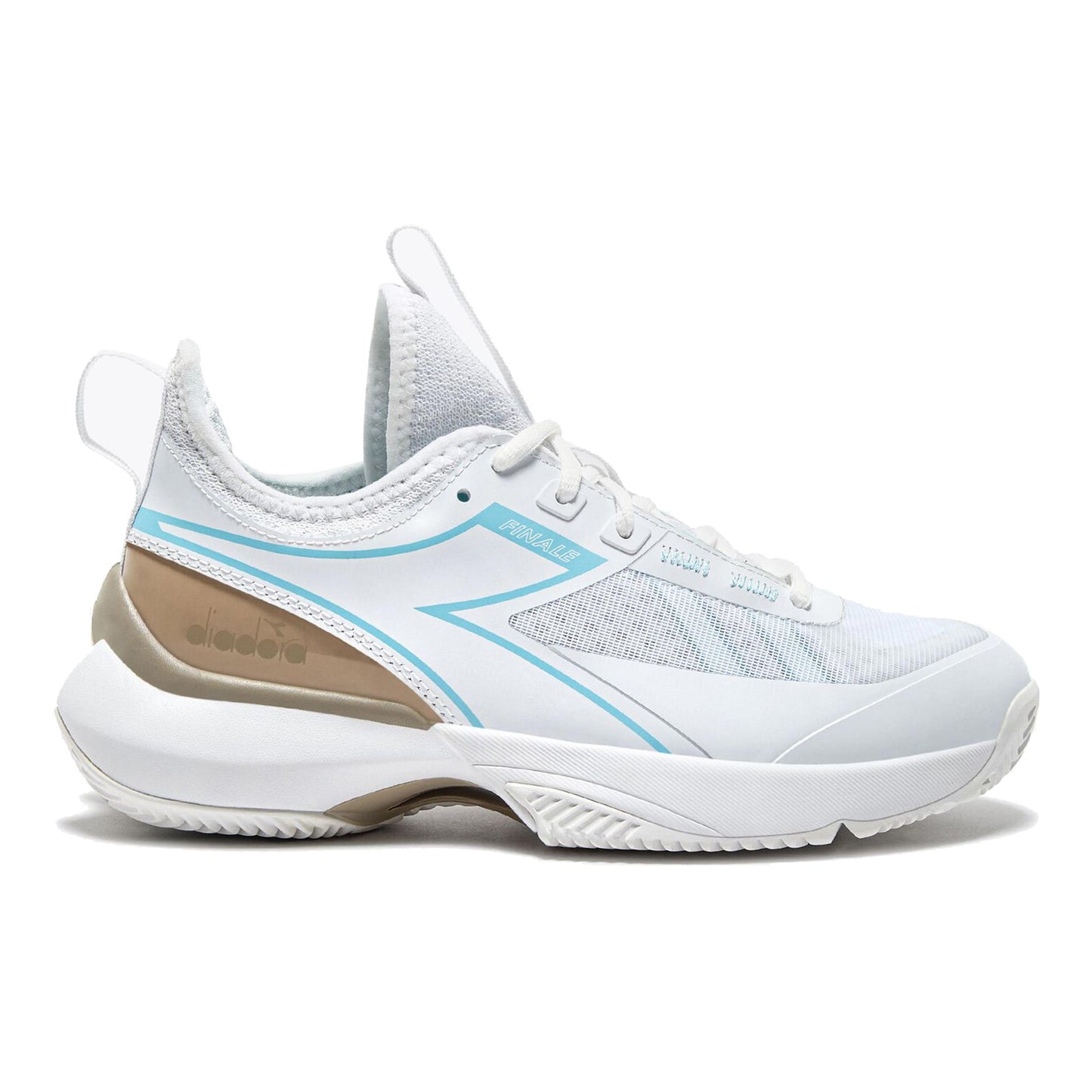 Diadora Finale Gravelschoen Dames-Wit,Beige