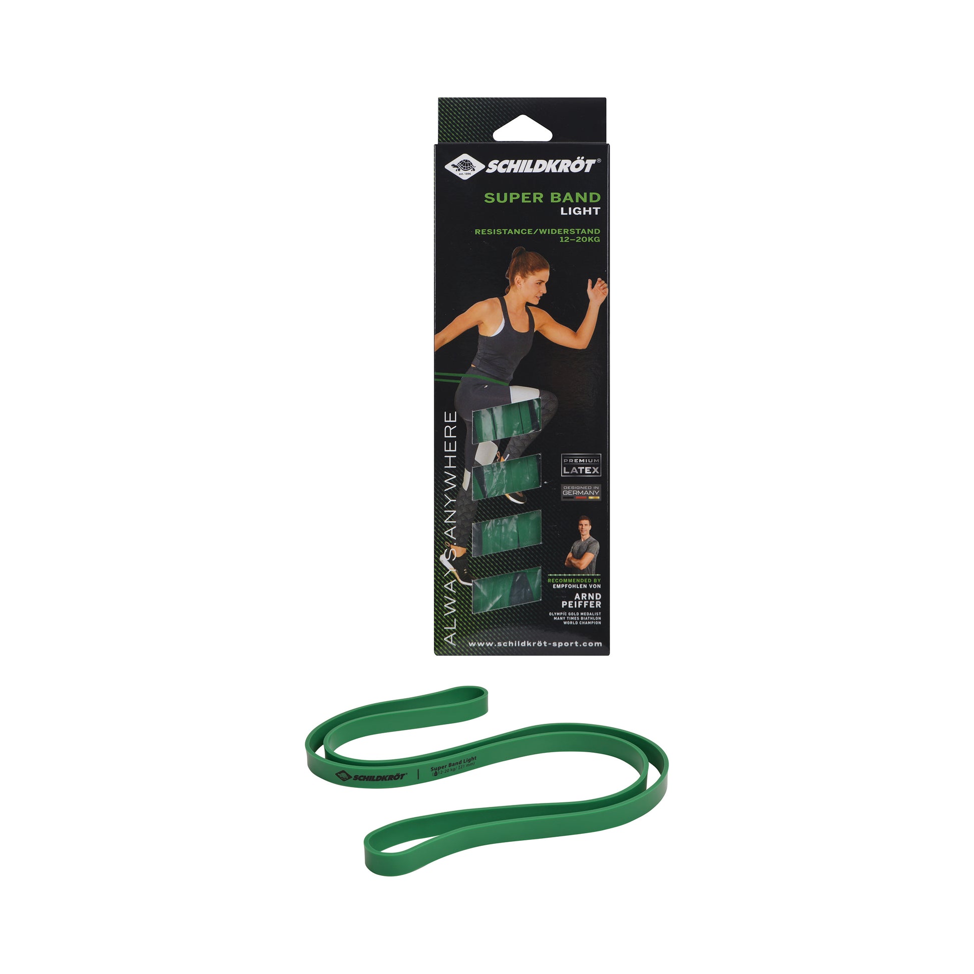 Schildkröt Fitness Super Band Light Weerstandsbanden-Groen