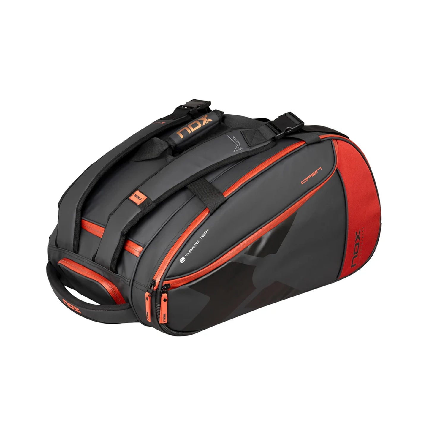 NOX Open Series Sac De Padel-Noir,Orange