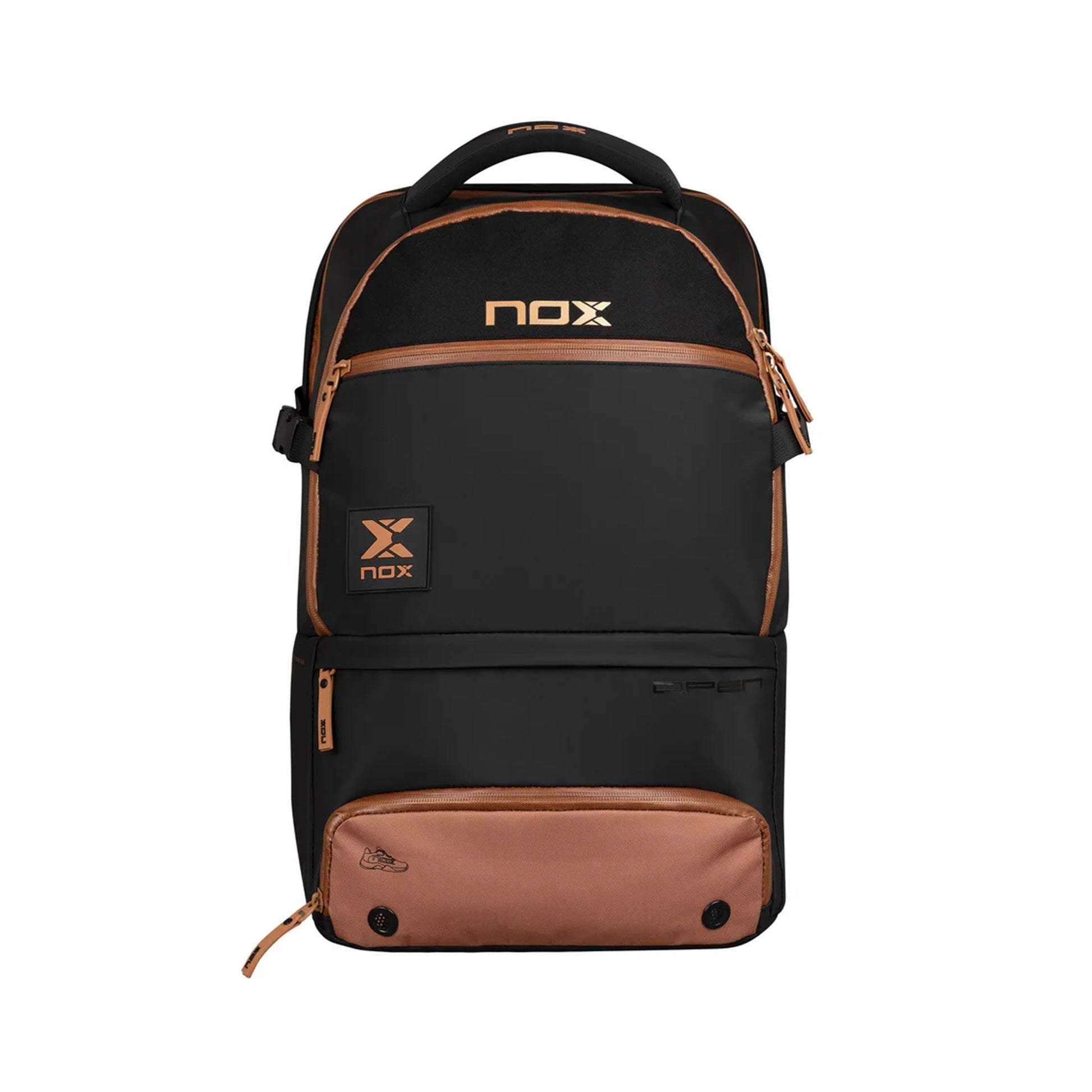 NOX Open Series Rugzak-Zwart,Brons