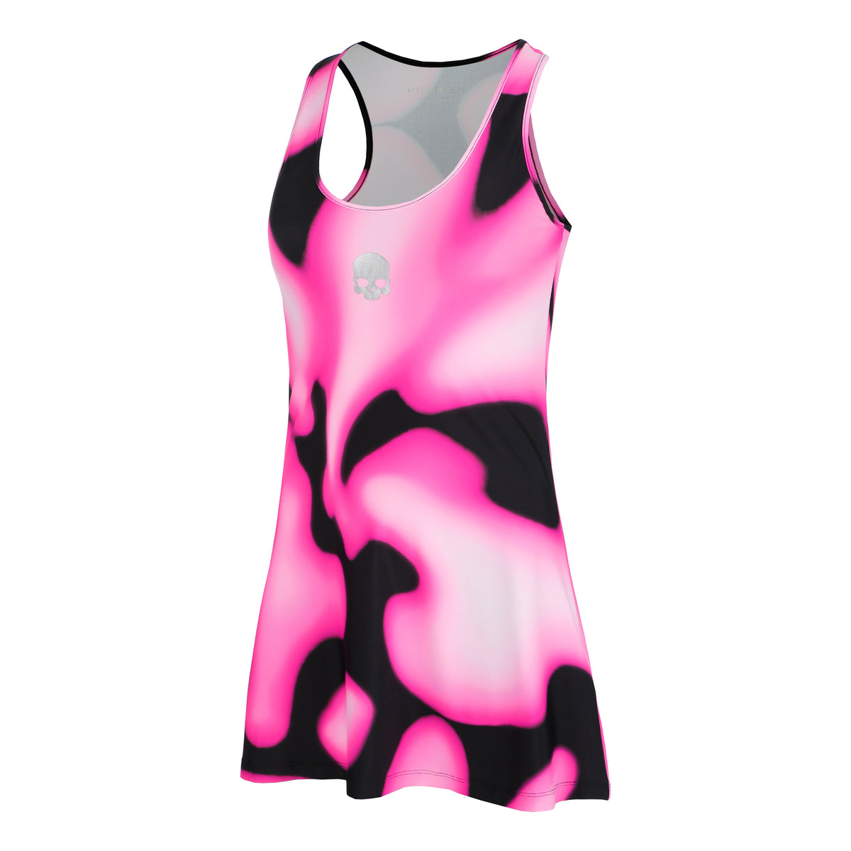 Hydrogen Psychedelic Tech Jurk Dames - pink, zwart