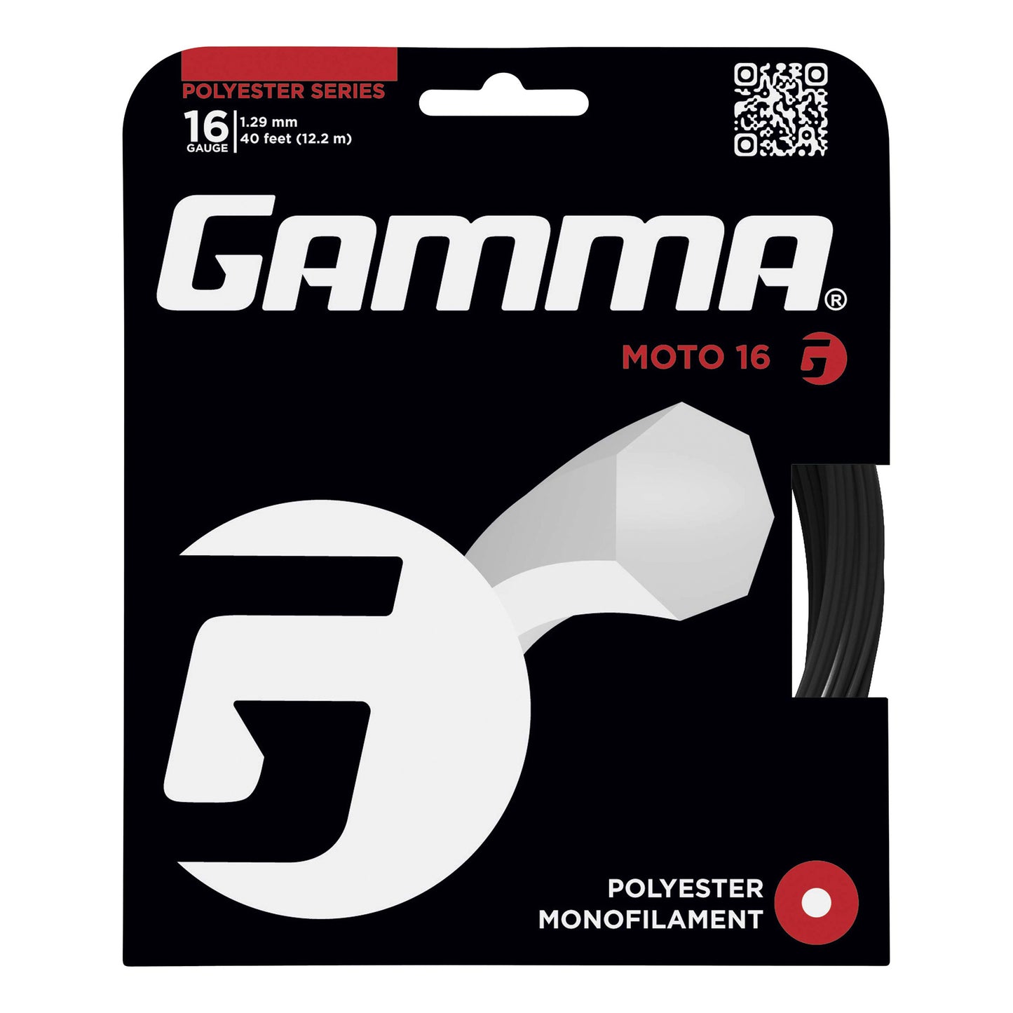 Gamma Moto Set Snaren 12,2m-Zwart