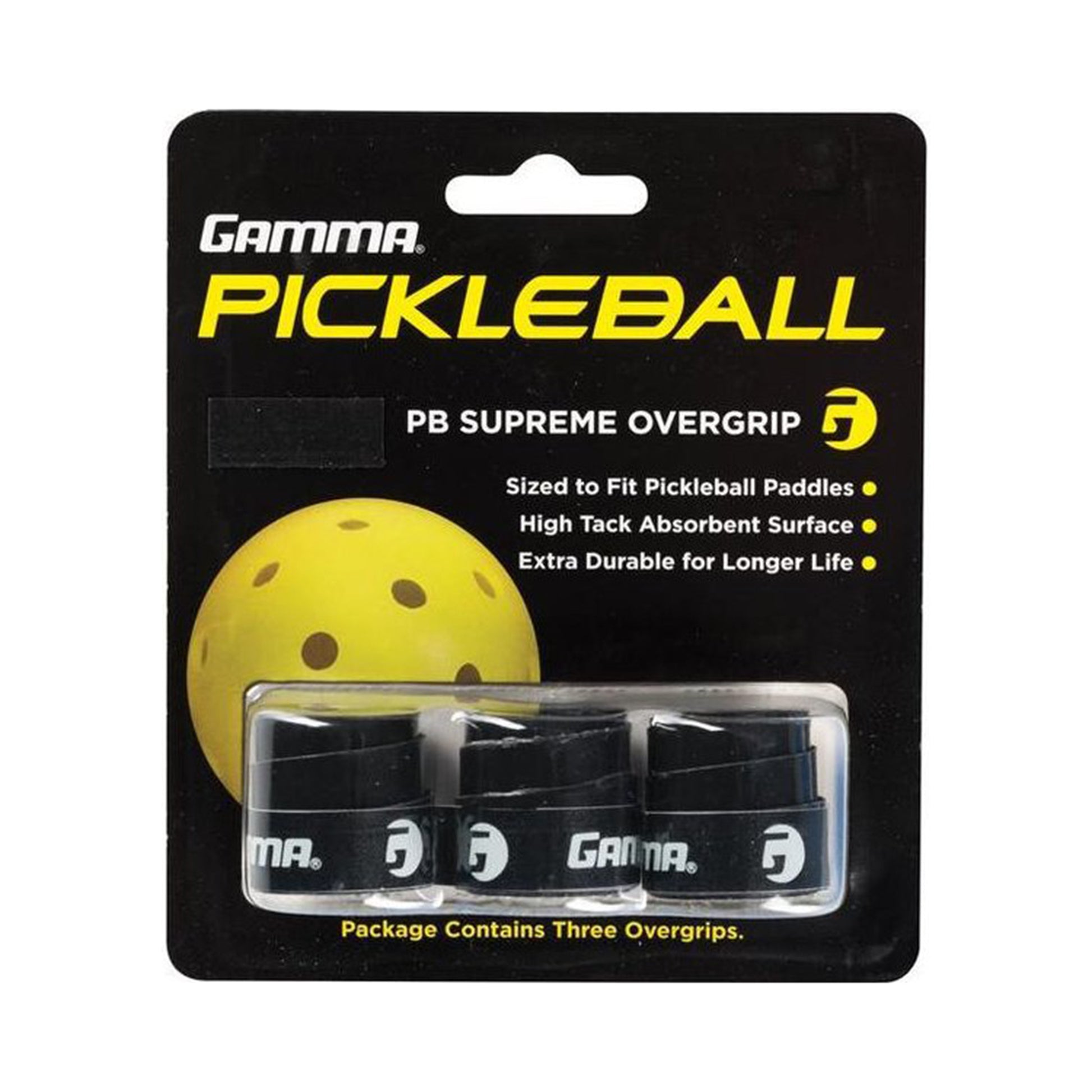 Gamma Pickleball Supreme-Zwart