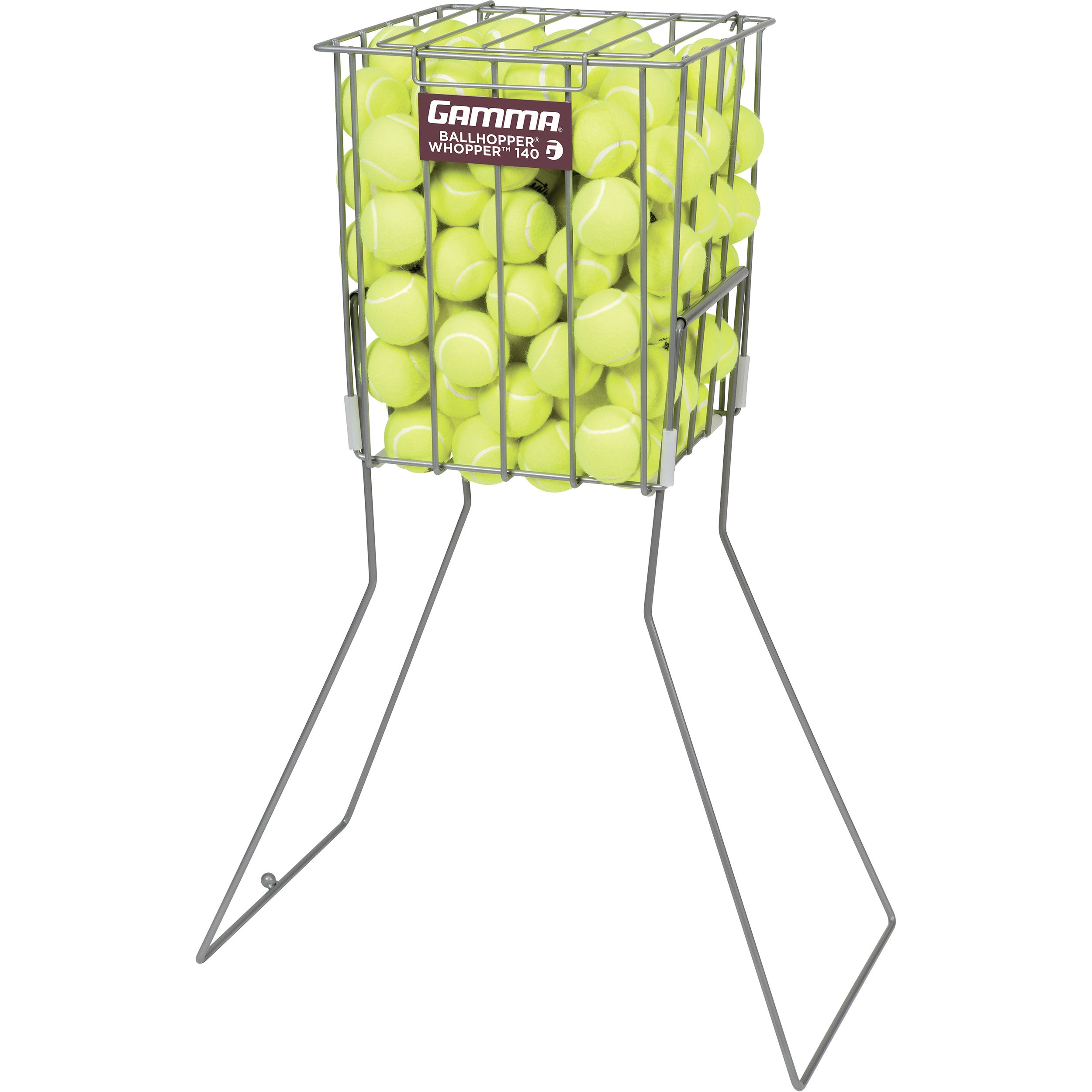 Gamma Ballhopper Whopper 140 Panier À Balles-Argent