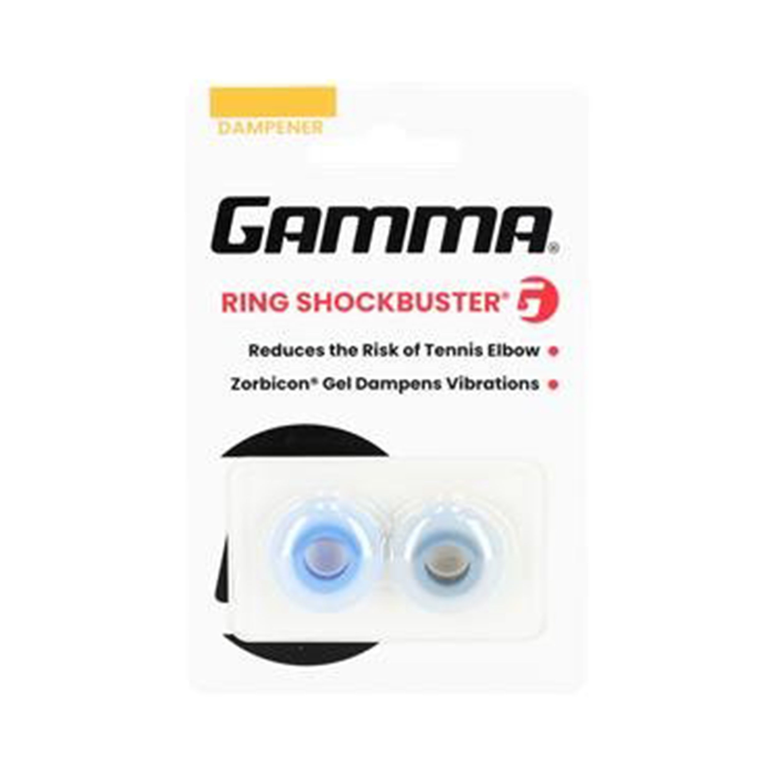 Gamma Ring Shockbuster Antivibrateur-Bleu,Noir