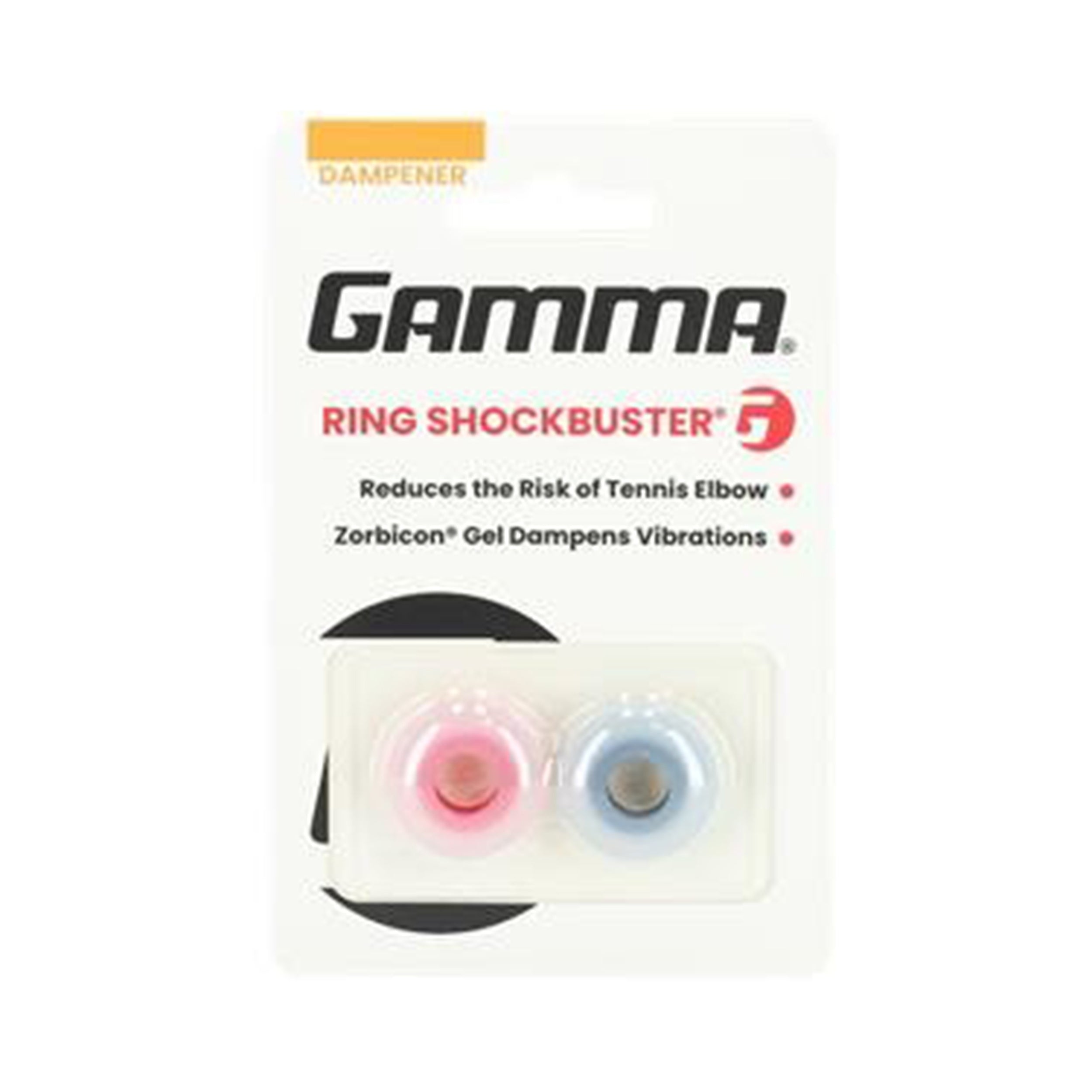 Gamma Ring Shockbuster Demper-Rood,Zwart