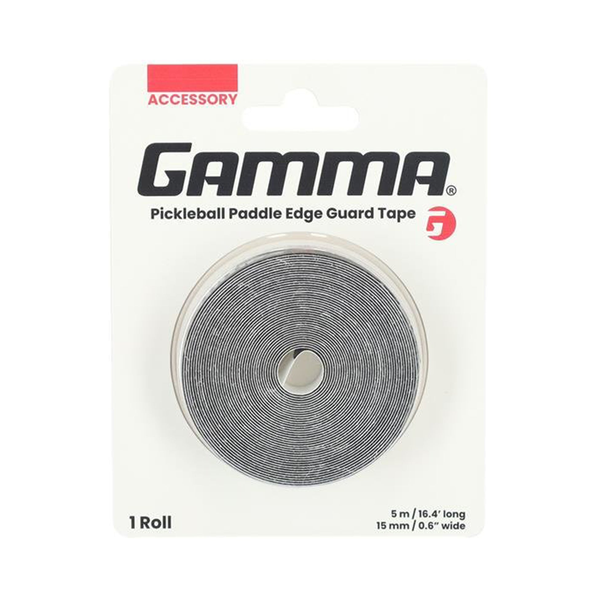 Gamma Pickleball Frame Beschermingstape-Zwart