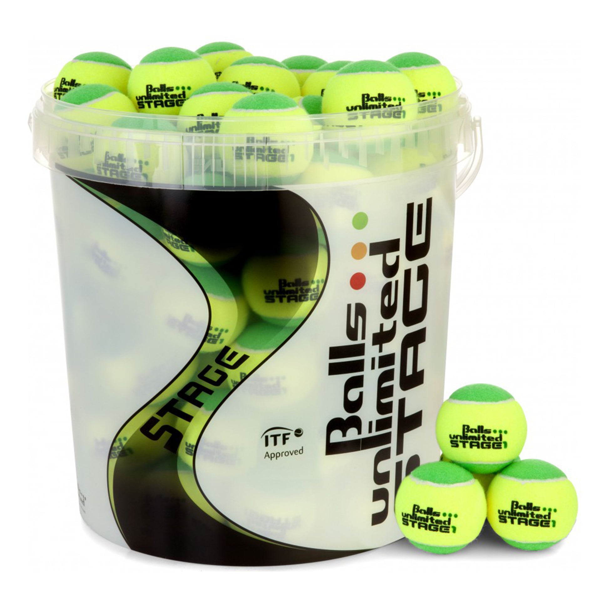 Balls Unlimited Seau de 60 balles Stage 1