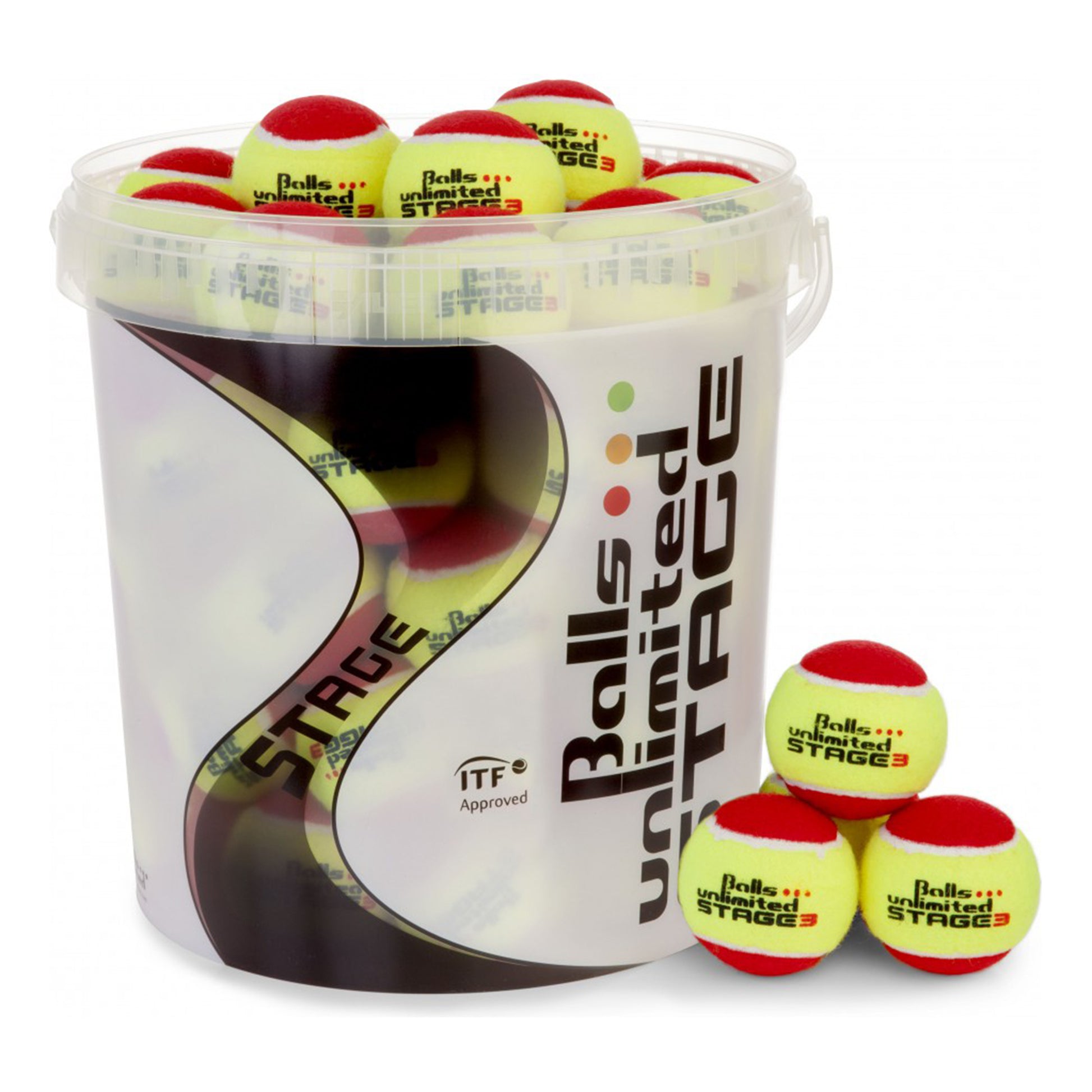 Balls Unlimited Seau de 60 balles Stage 3