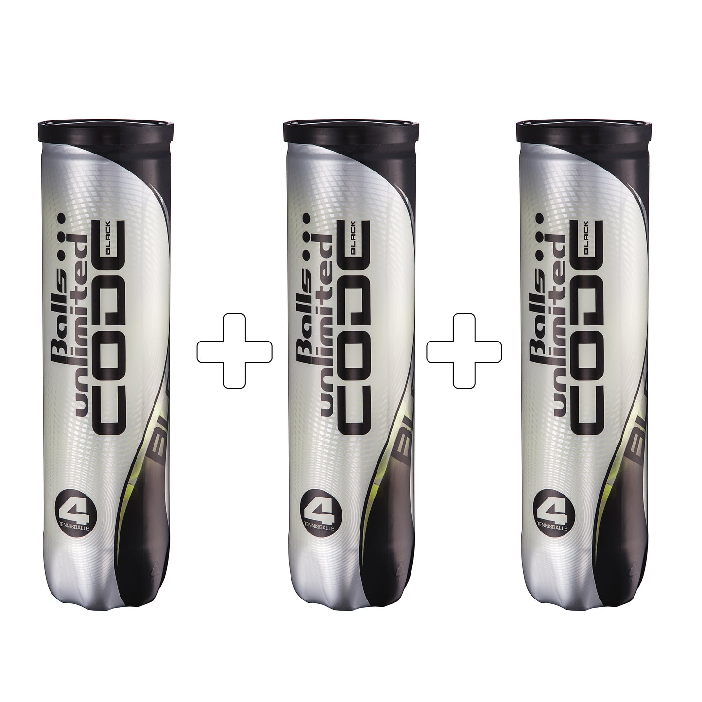 Balls Unlimited Tube de 4 3x Code Black
