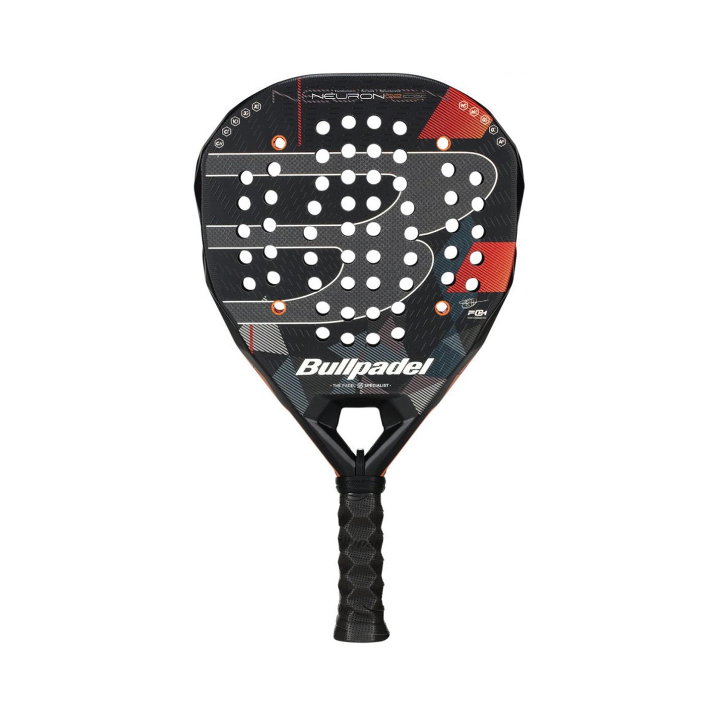 Bullpadel Neuron 02 Geo Padel racket Volledig oppervlak
