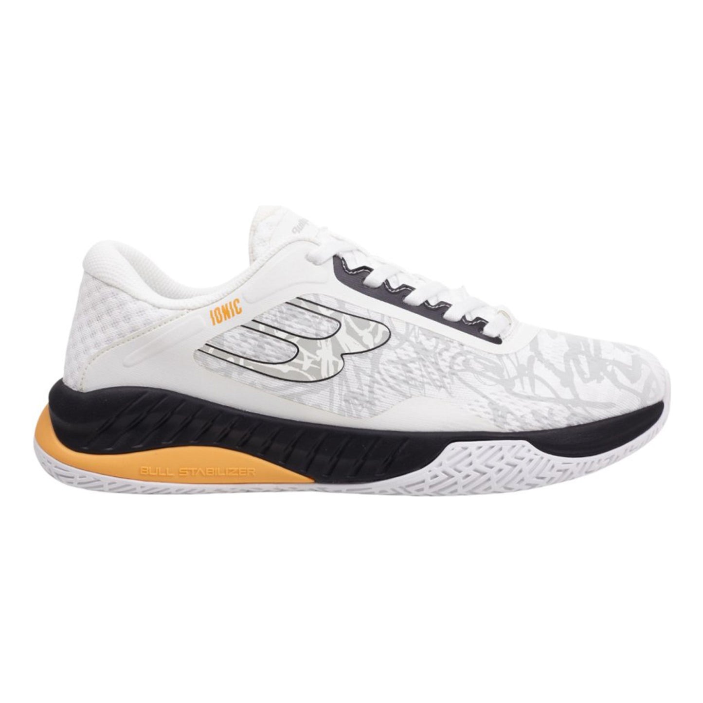 Bullpadel IONIC 25V Padel Schoen Heren-Wit,Grijs