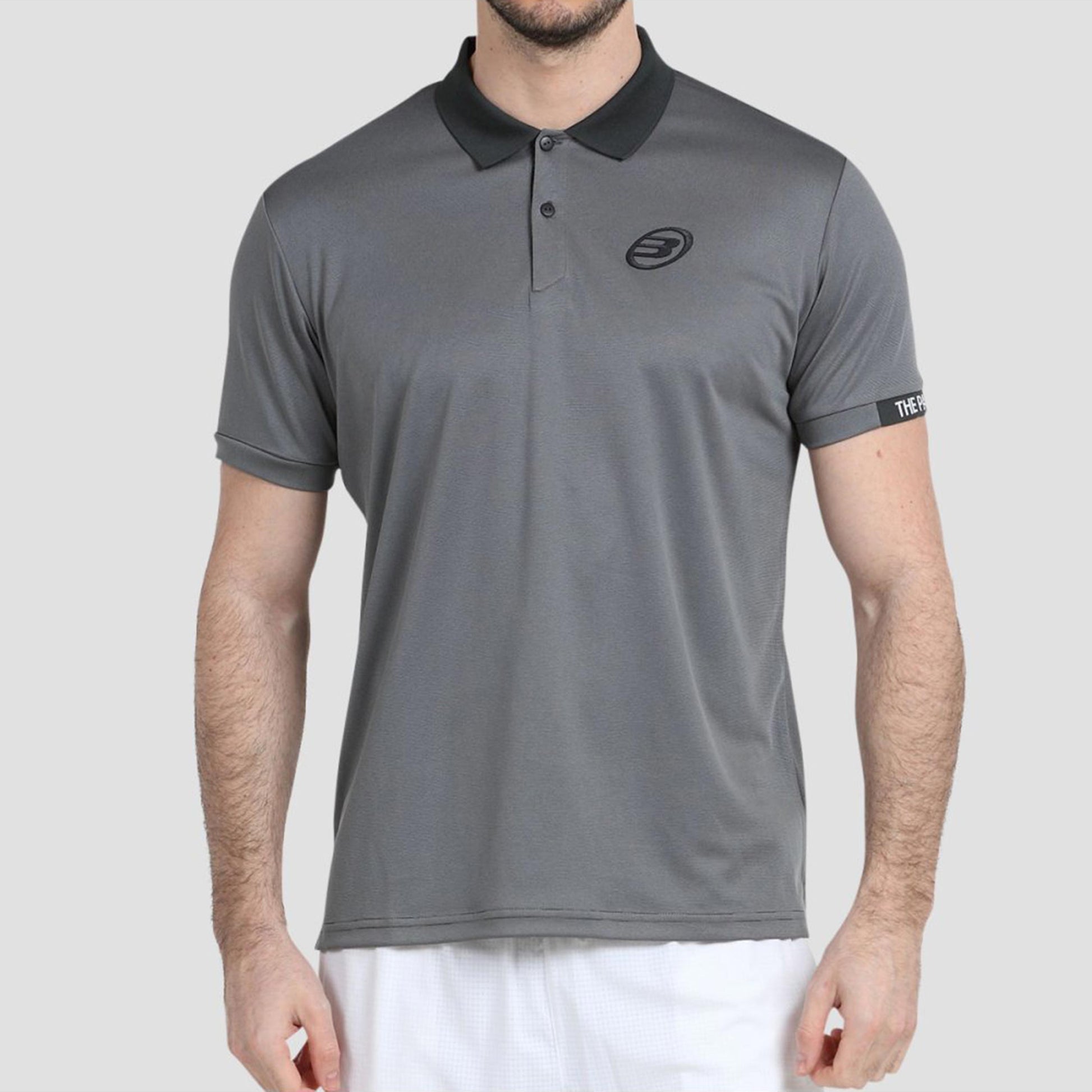 Bullpadel Basic Polo Heren-Grijs