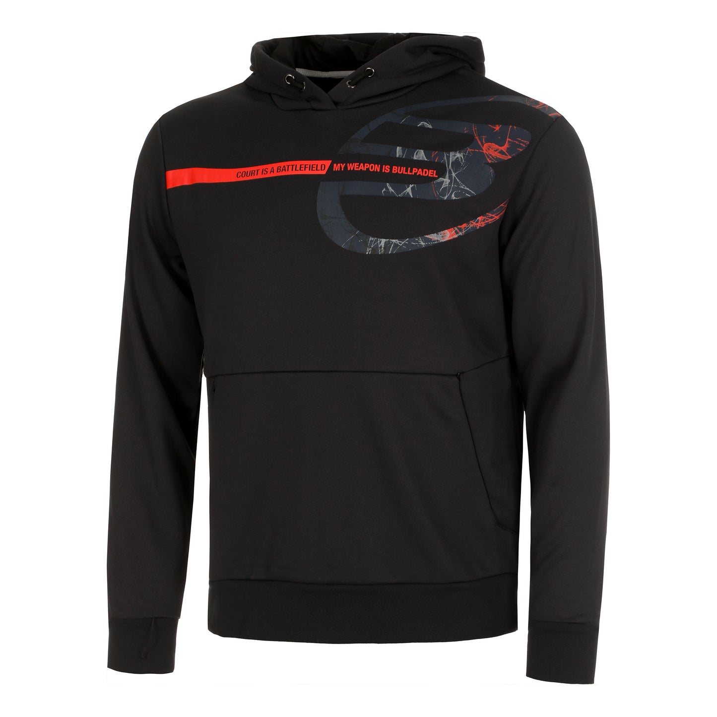 Bullpadel Baiona Sweat À Capuche Hommes-Anthracite