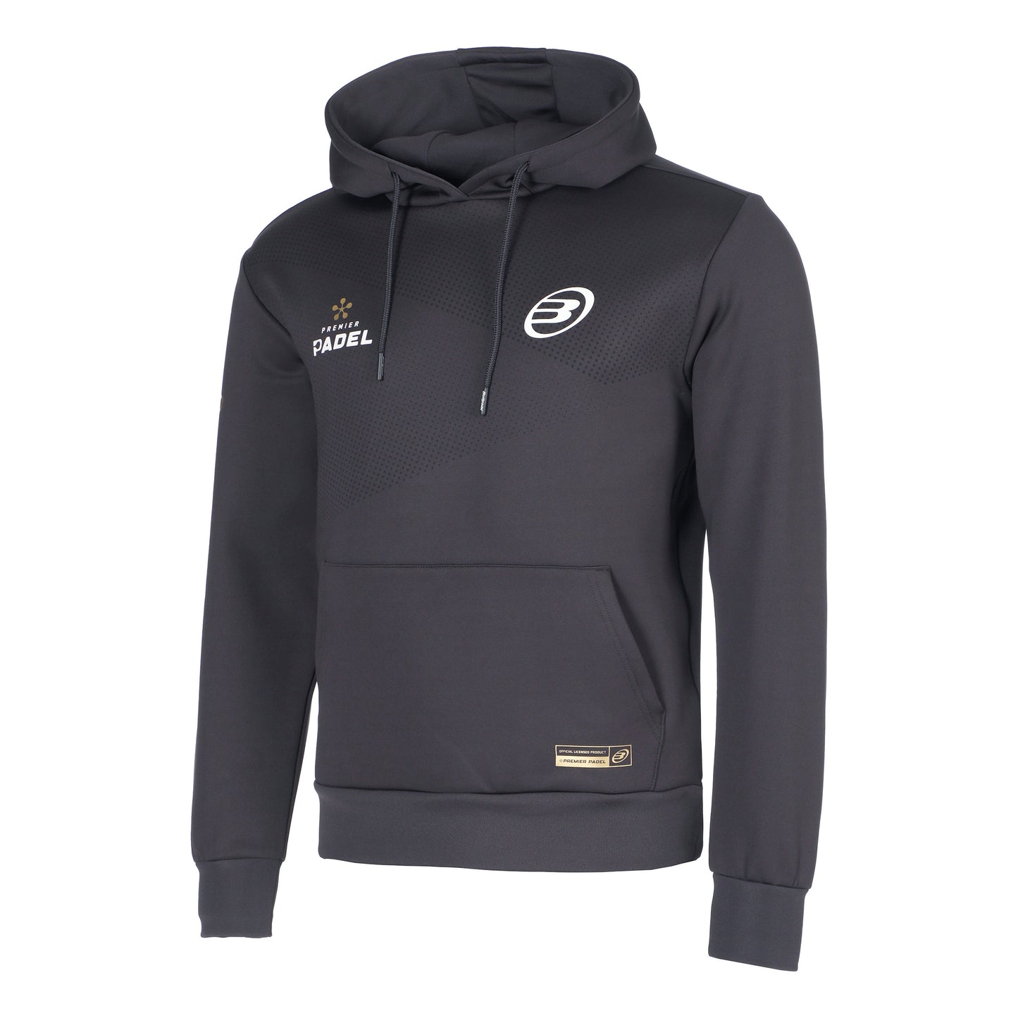 Bullpadel Baque Sweater met capuchon Heren - donkergrijs,