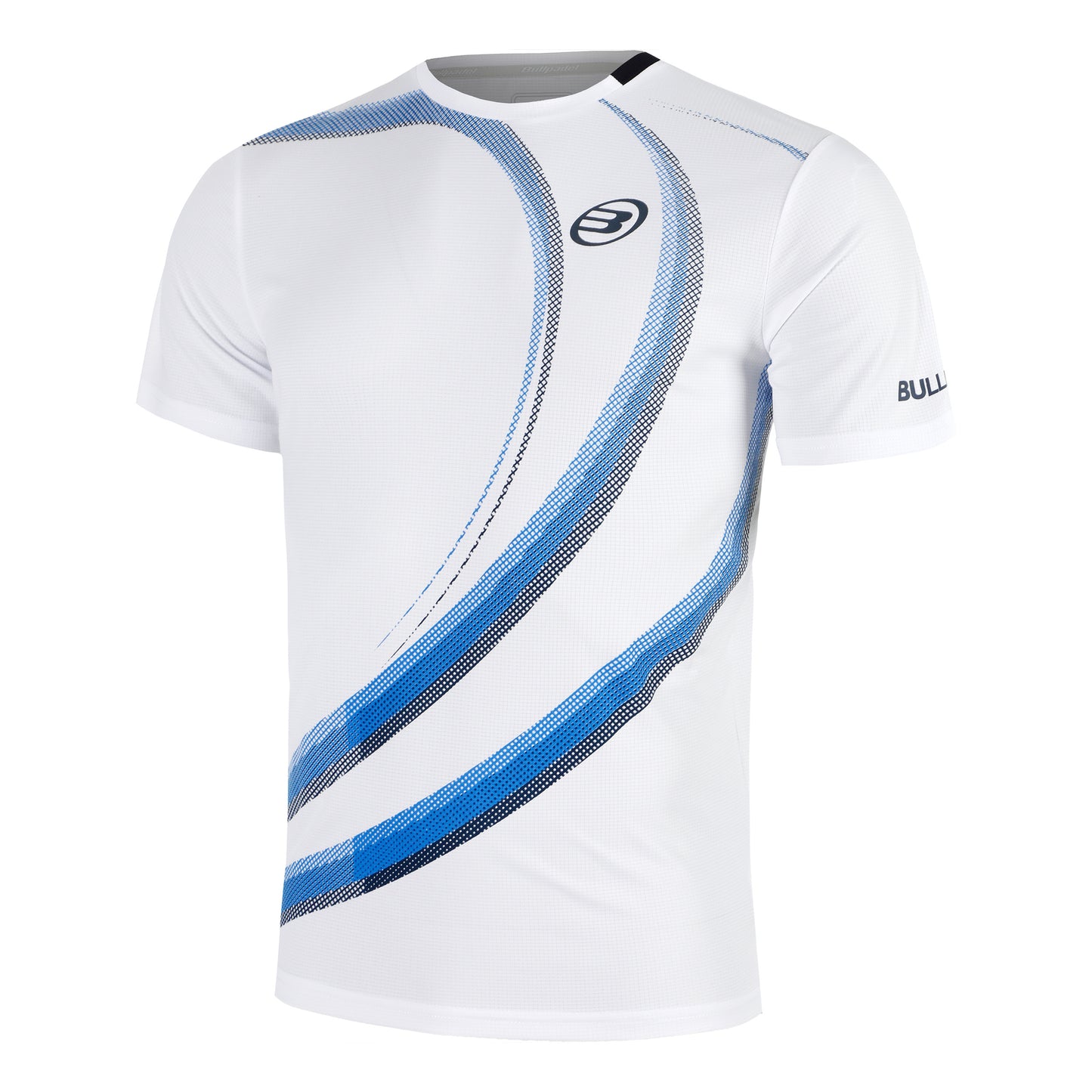 Bullpadel Beque T-shirt Heren-Wit,Lichtblauw
