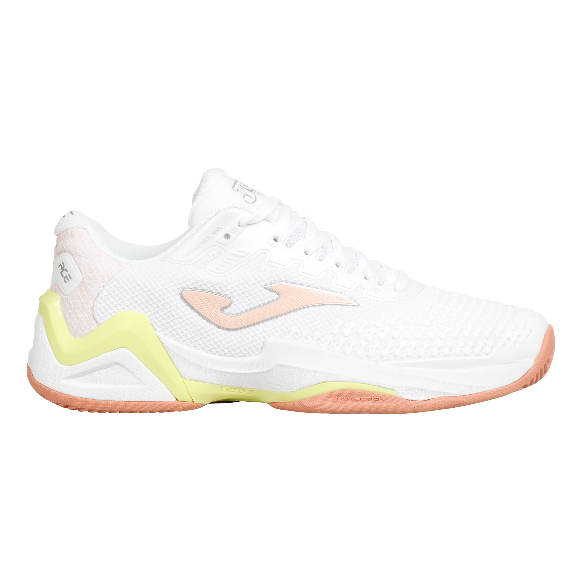 Joma ACE Chaussure terre battue Femmes - blanc, abricot