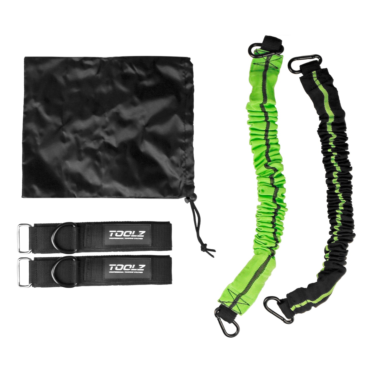 TOOLZ Multi Resistance Trainer Aide À L’entraînement-Noir,Vert