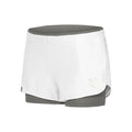 Nica Tech 2 In 1 Shorts Femmes-Blanc,Gris