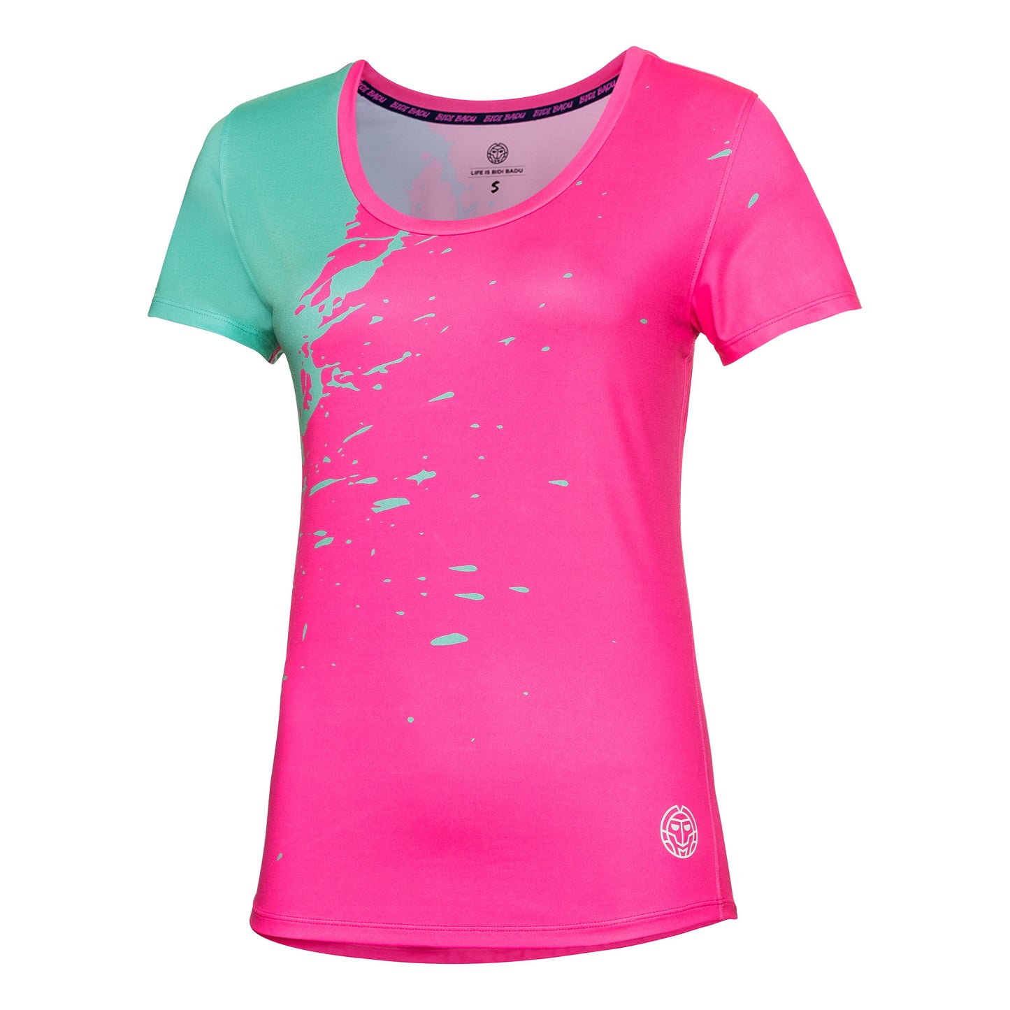 BIDI BADU Amari Tech Round-Neck T-shirt Dames - pink, mint