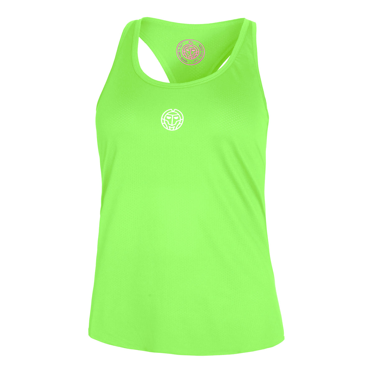 BIDI BADU Mea Tech Tanktop Dames - neongroen, wit