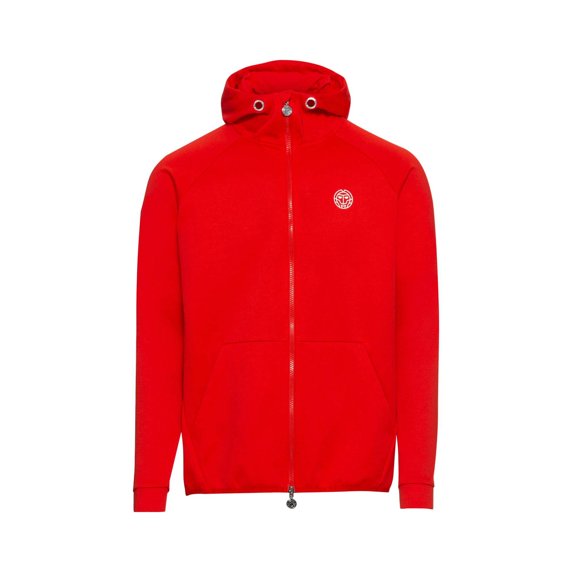 BIDI BADU Vitor Tech Veste de survêtement Garçons - rouge clair, blanc