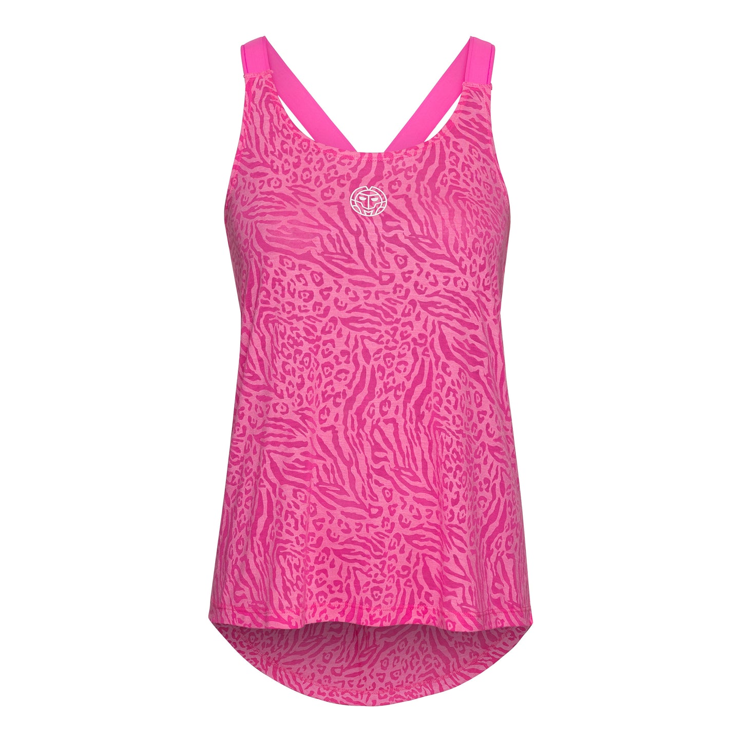 BIDI BADU Maila Bournout Tech Tanktop -pink,wit
