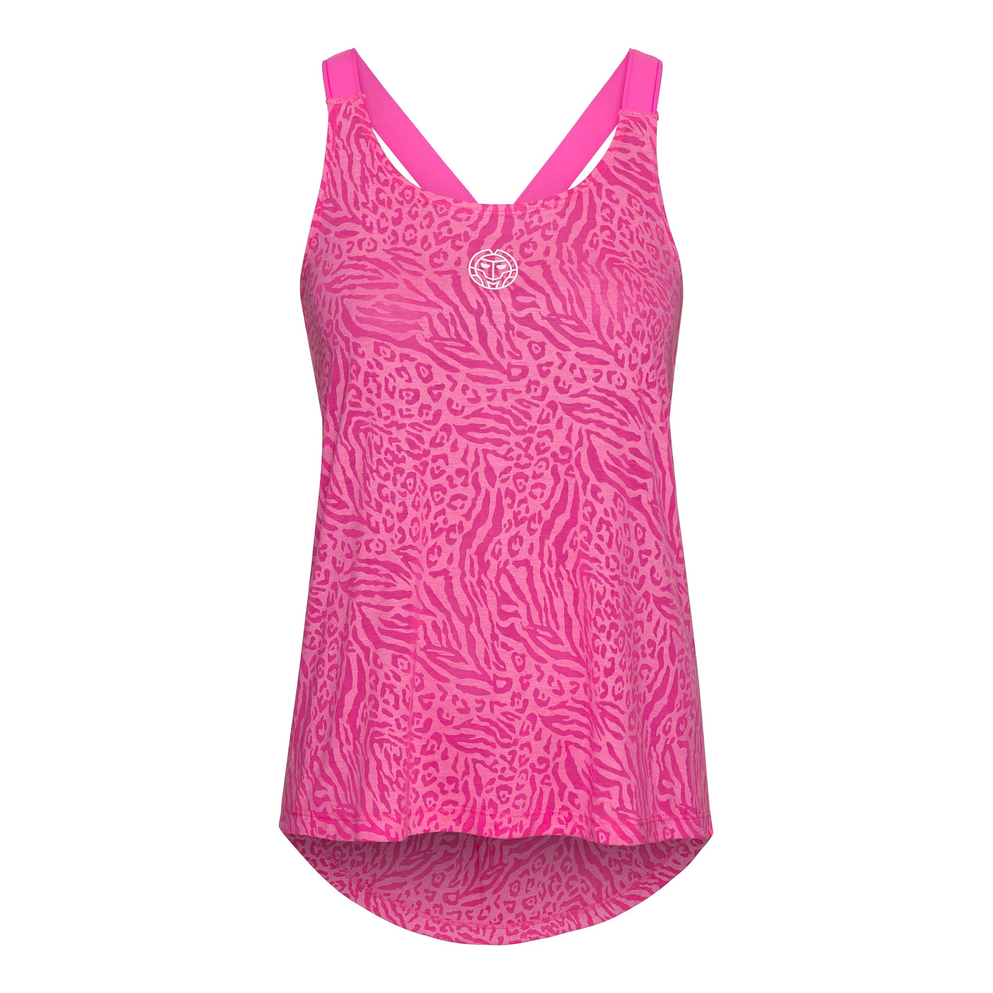 BIDI BADU Maila Bournout Tech Tanktop -pink,wit