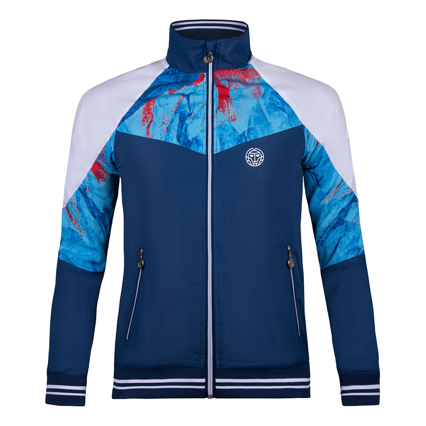 BIDI BADU Jabu Tech Trainingsjack Heren - donkerblauw, lichtblauw