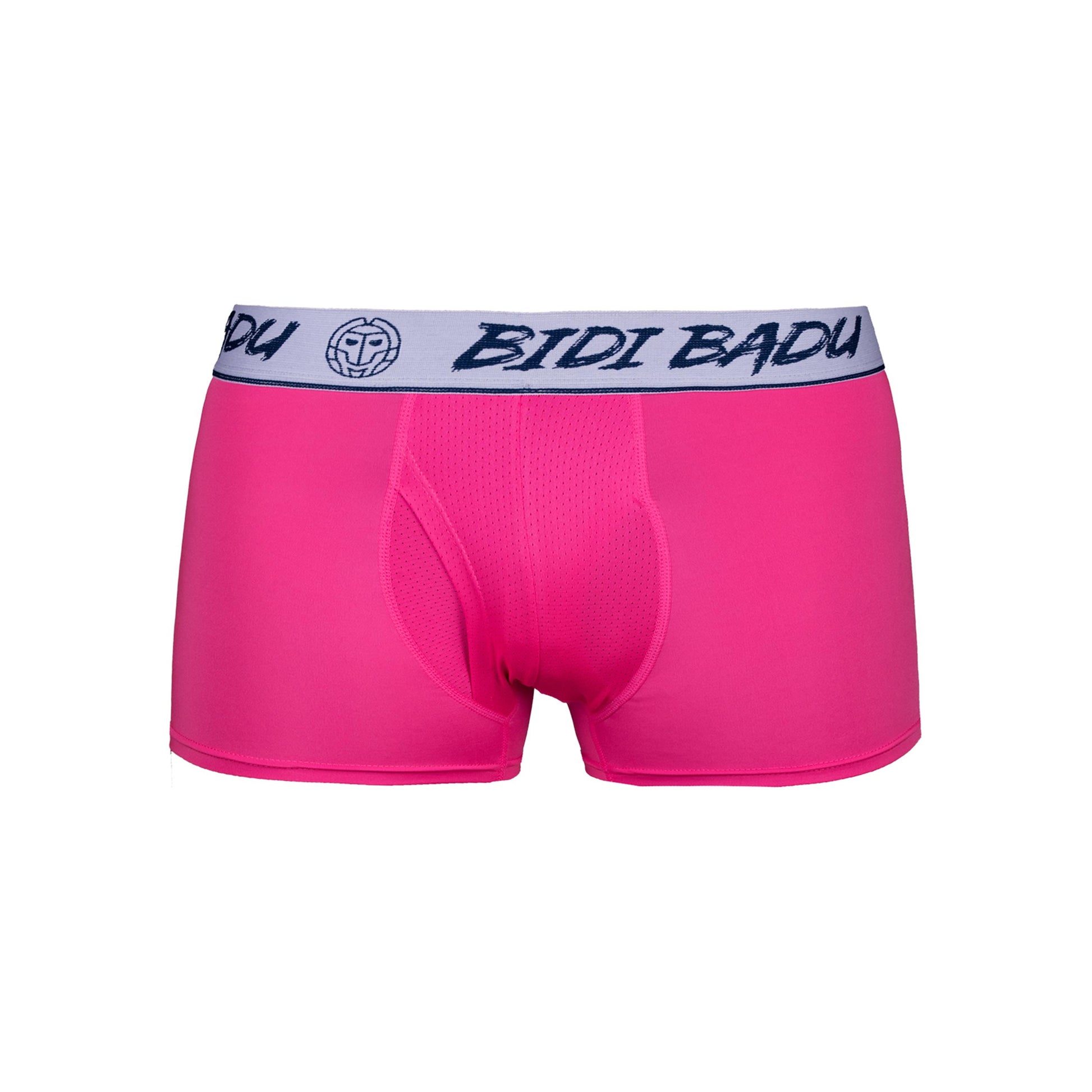 BIDI BADU Max Basic Caleçon Hommes - pink, blanc
