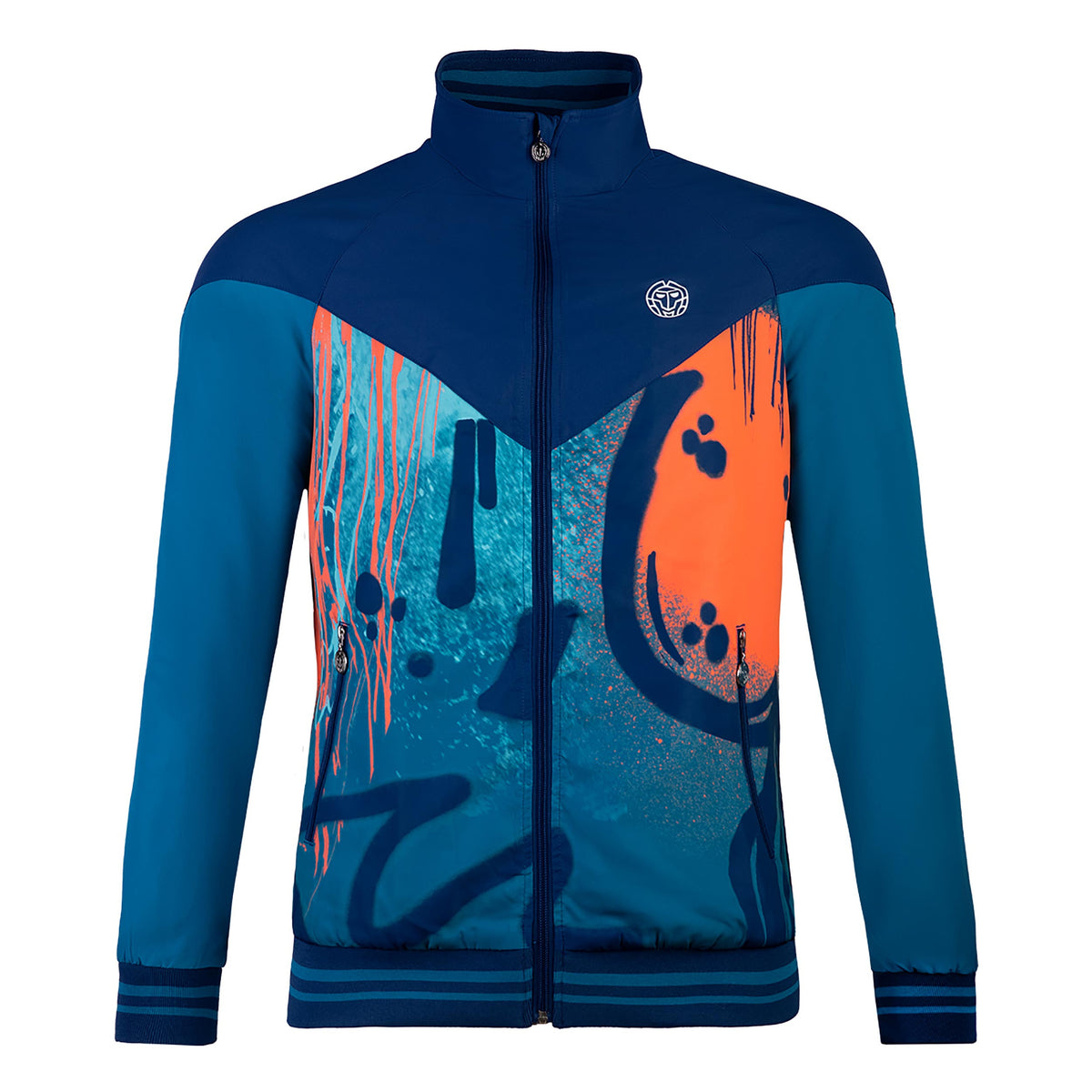 BIDI BADU Hayo Tech Trainingsjack Heren - petrolblauw, donkerblauw