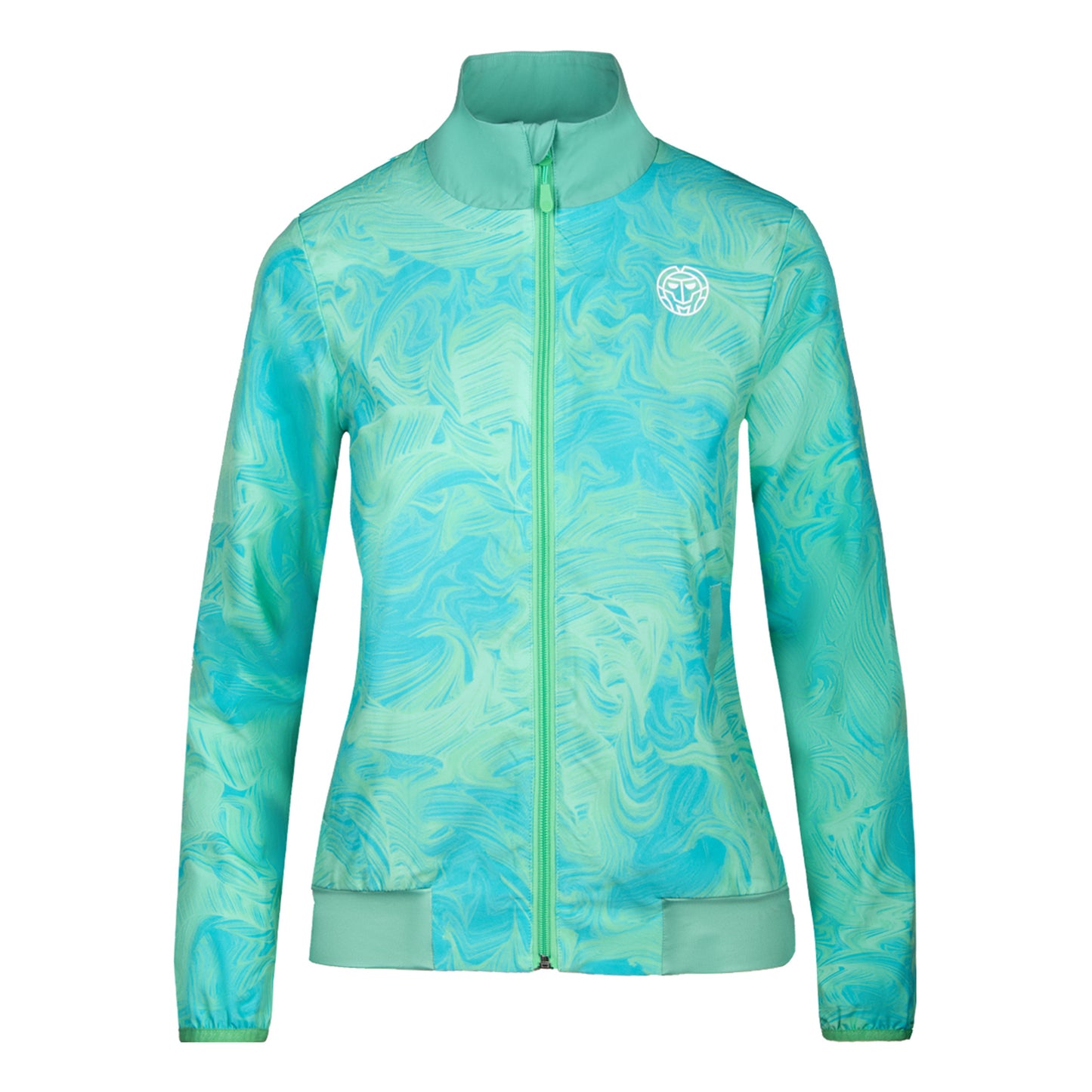 BIDI BADU Gene Tech Trainingsjack Dames - lichtgroen, veelkleurig
