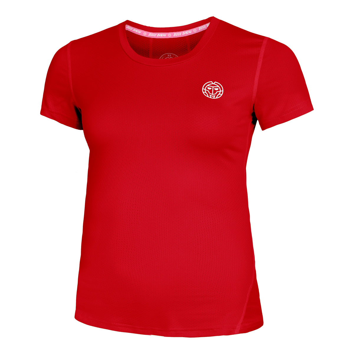 BIDI BADU Eve Tech Roundneck T-shirt Dames - rood,