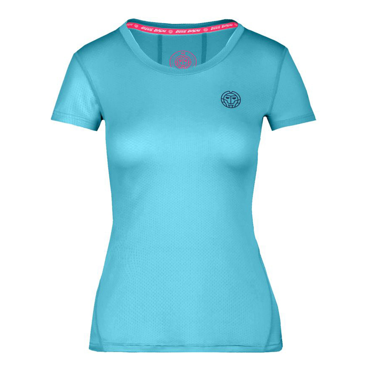 BIDI BADU Eve Tech Roundneck T-shirt Dames - lichtblauw,