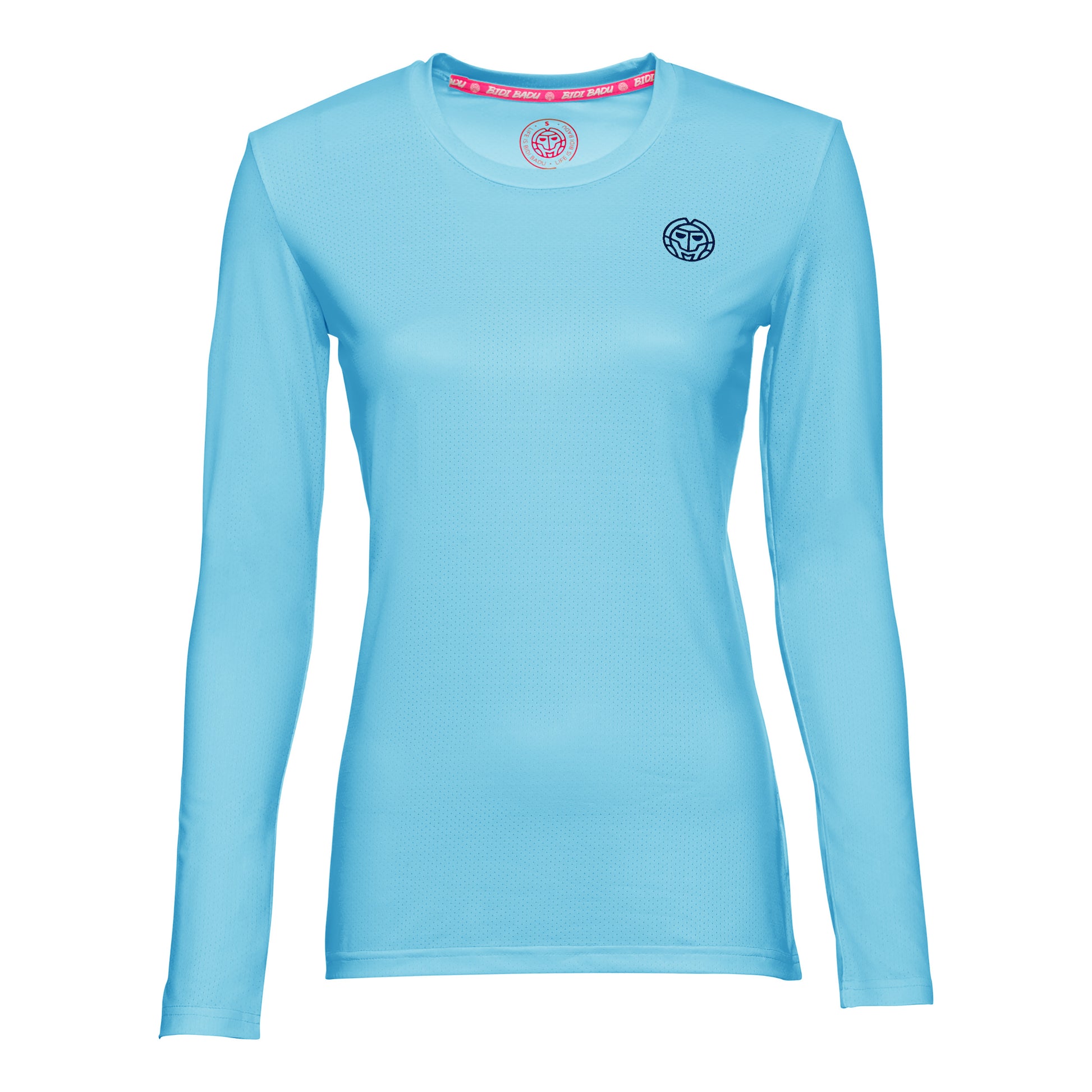 BIDI BADU Pia Tech Roundneck Haut manches longues Femmes - bleu clair,
