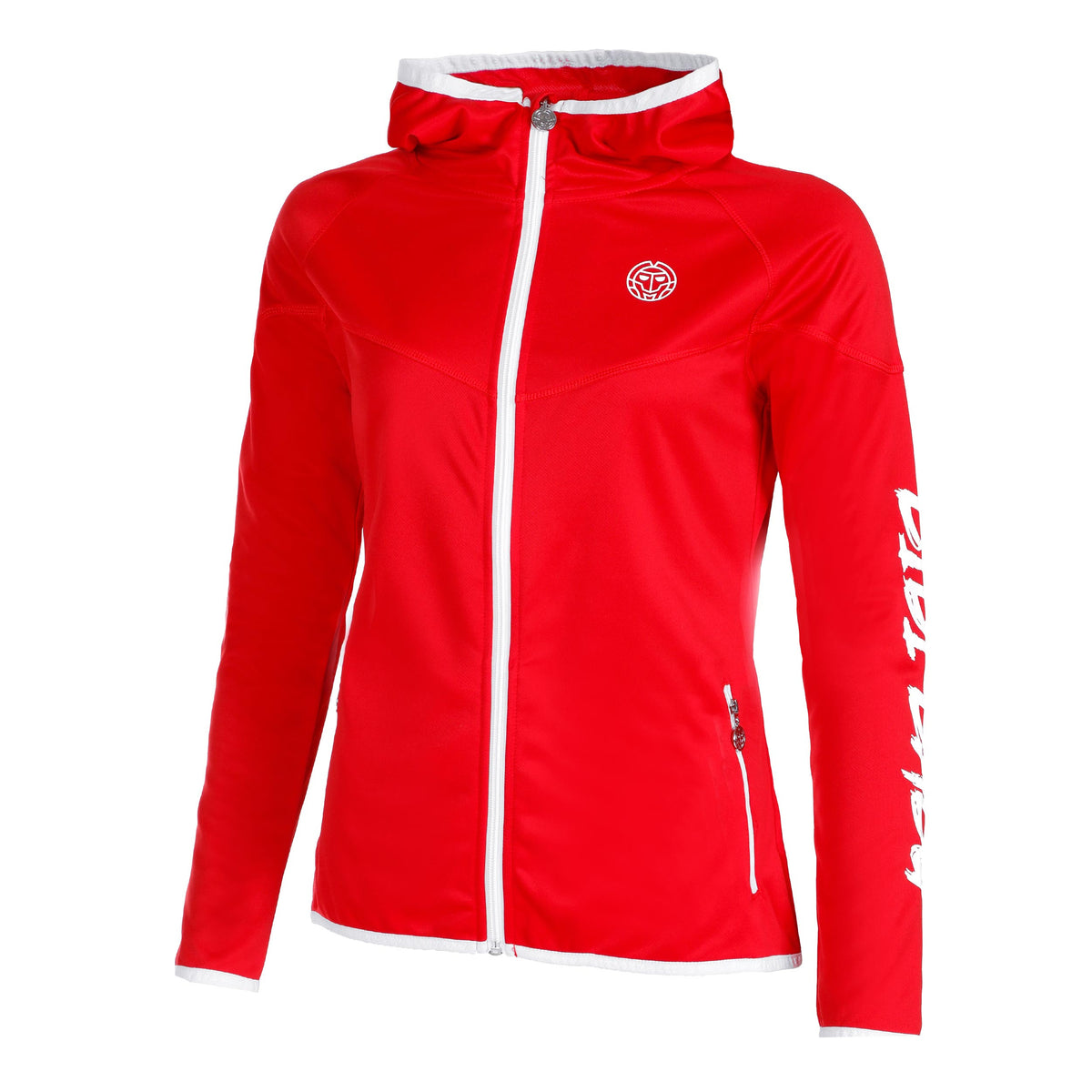 BIDI BADU Inga Tech Veste De Survêtement Femmes-Rouge,Blanc